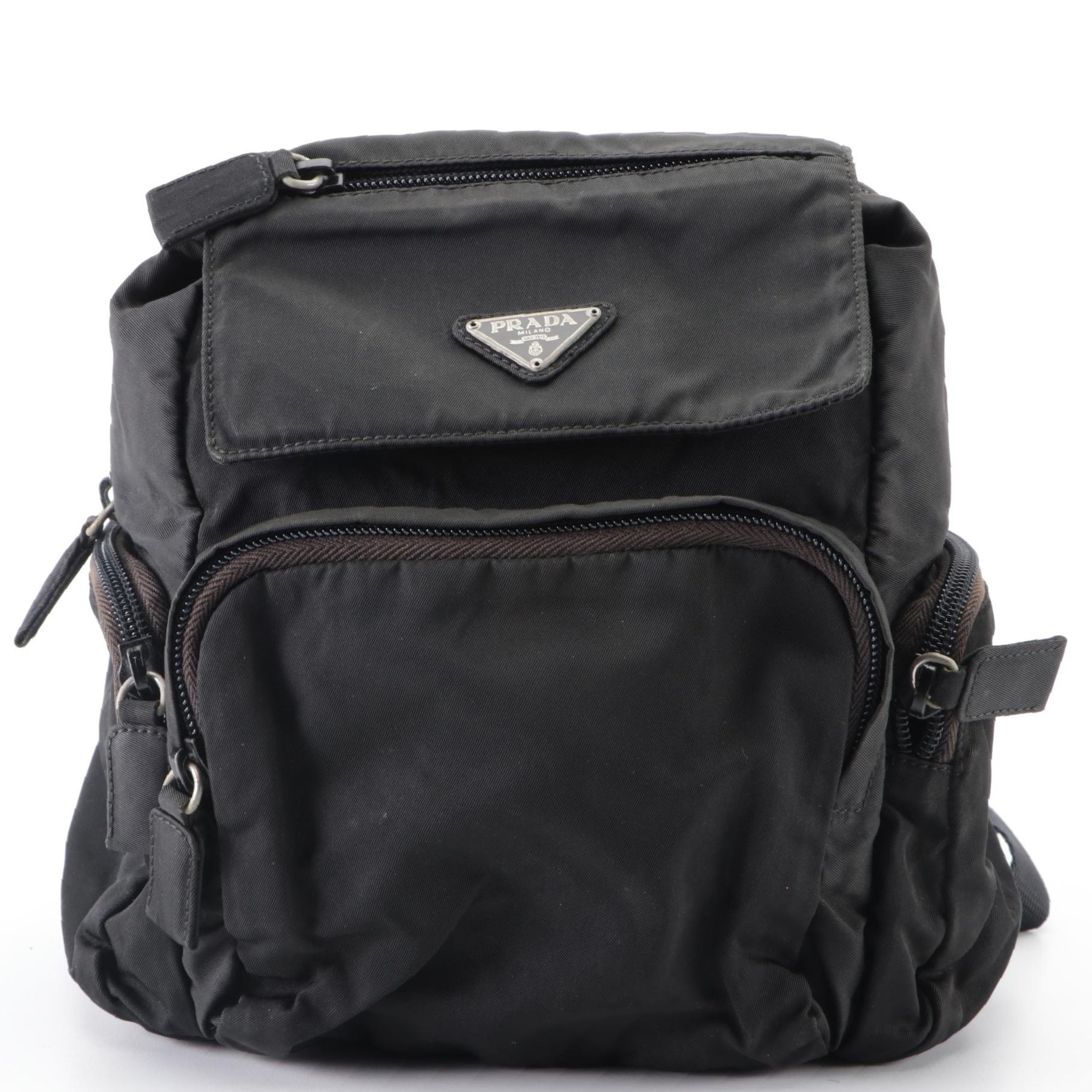 Prada Mini Backpack in Black Nylon