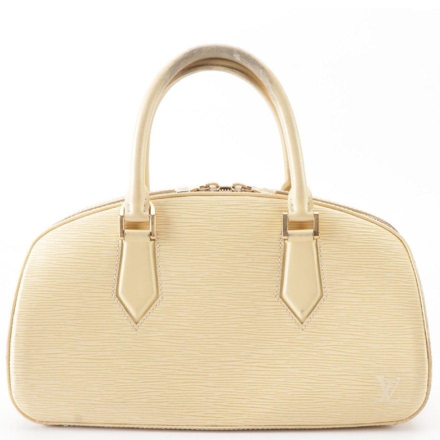 Louis Vuitton Jasmine Bag in Vanilla Epi and Smooth Leather