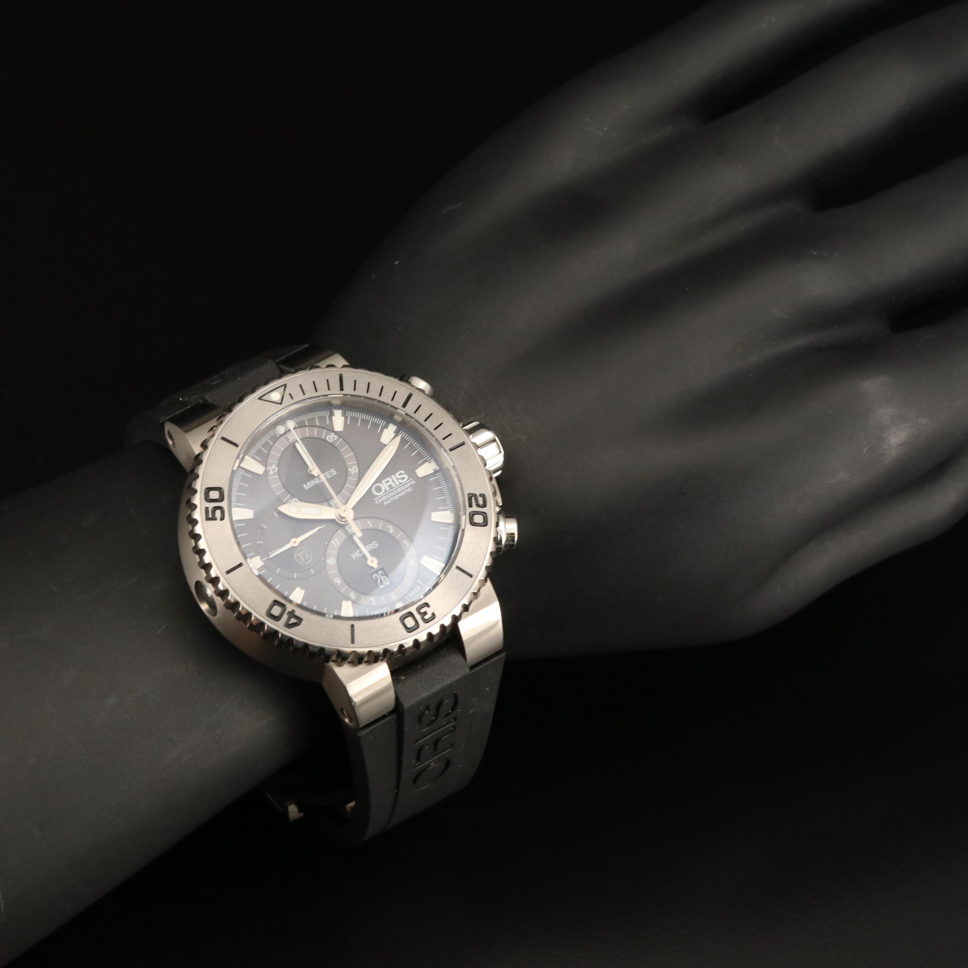 Oris Aquis Chronograph with Titanium Case 500m Watch