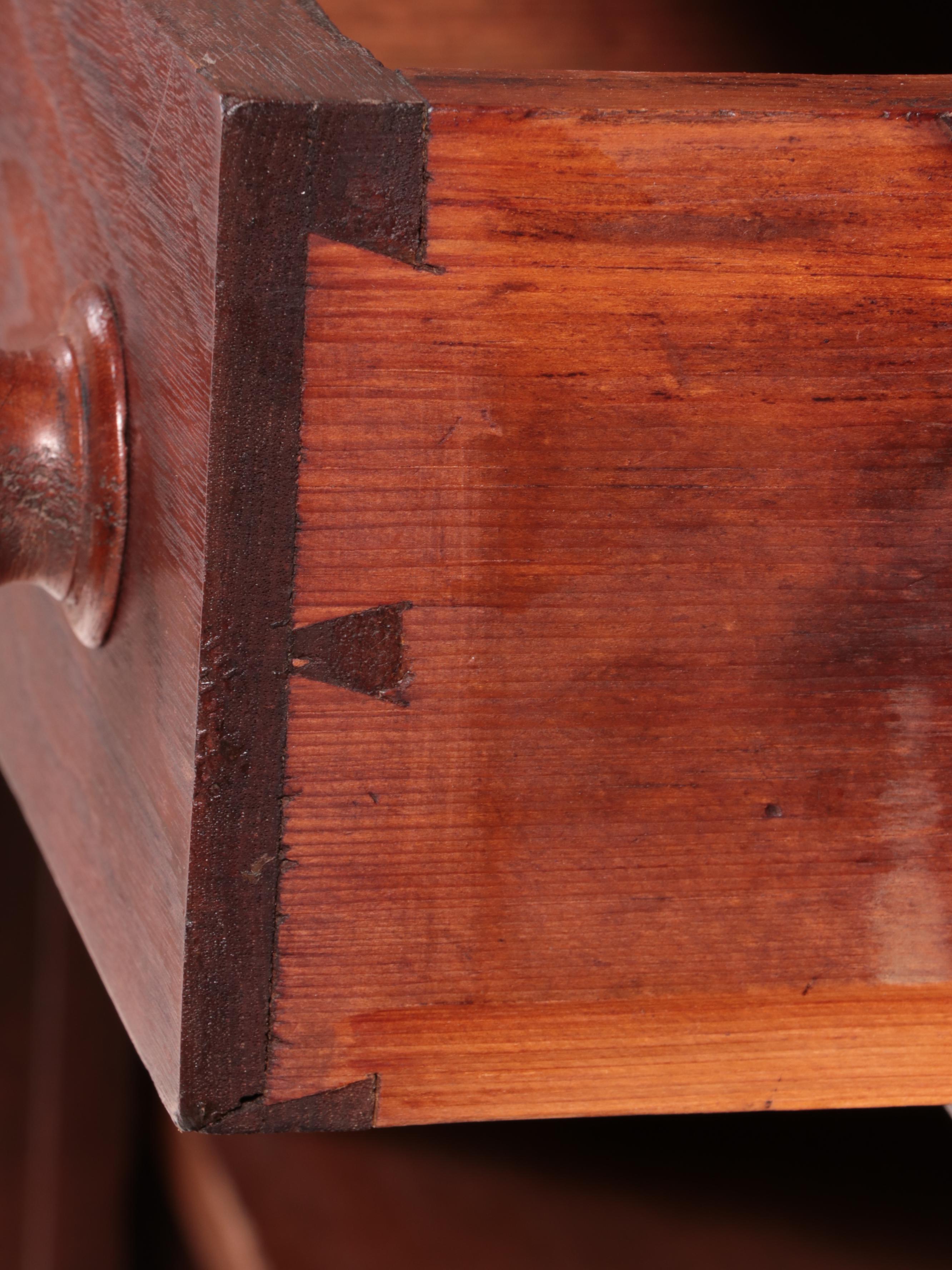 American Primitive Walnut Jelly Cupboard, Mid to Late 19th Century