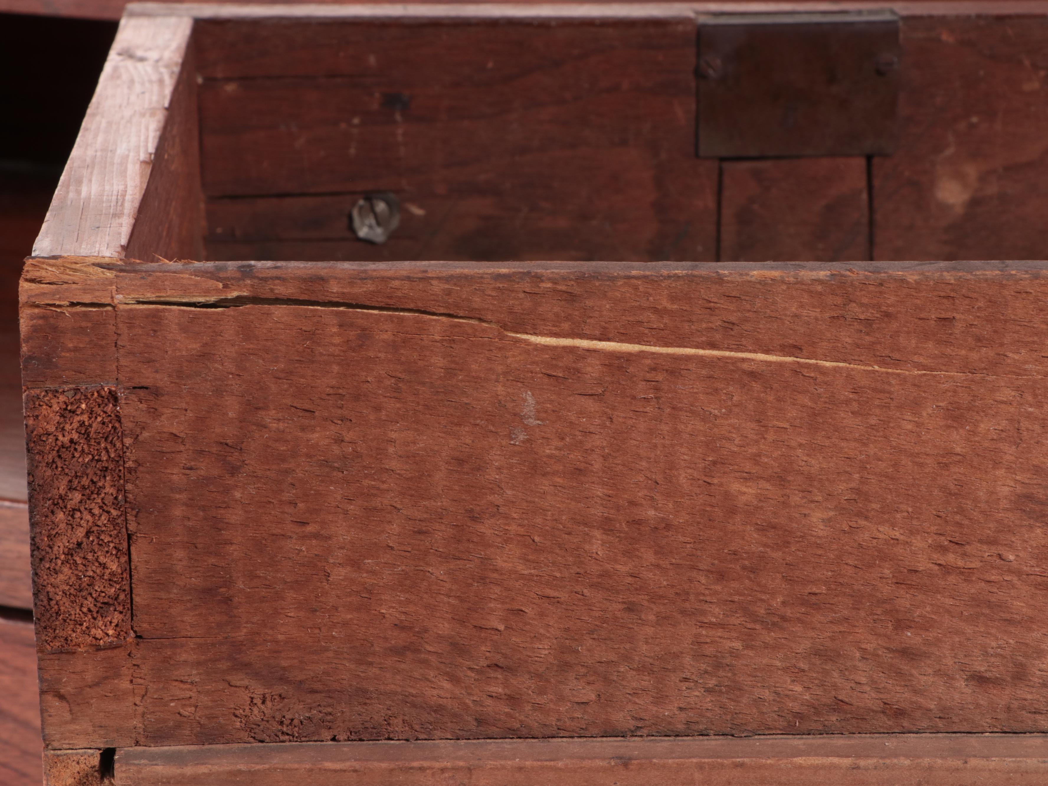 American Primitive Walnut Jelly Cupboard, Mid to Late 19th Century