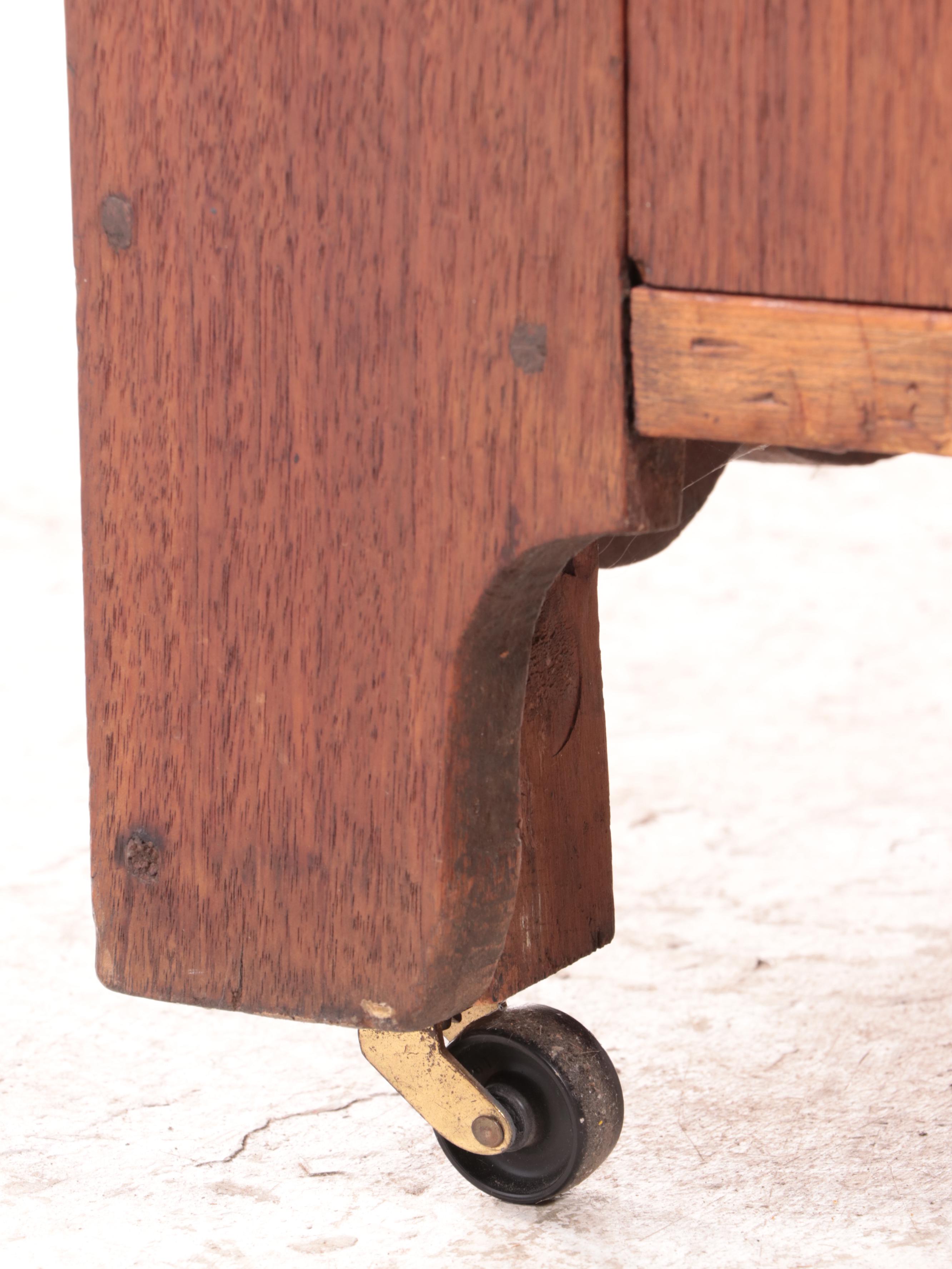 American Primitive Walnut Jelly Cupboard, Mid to Late 19th Century