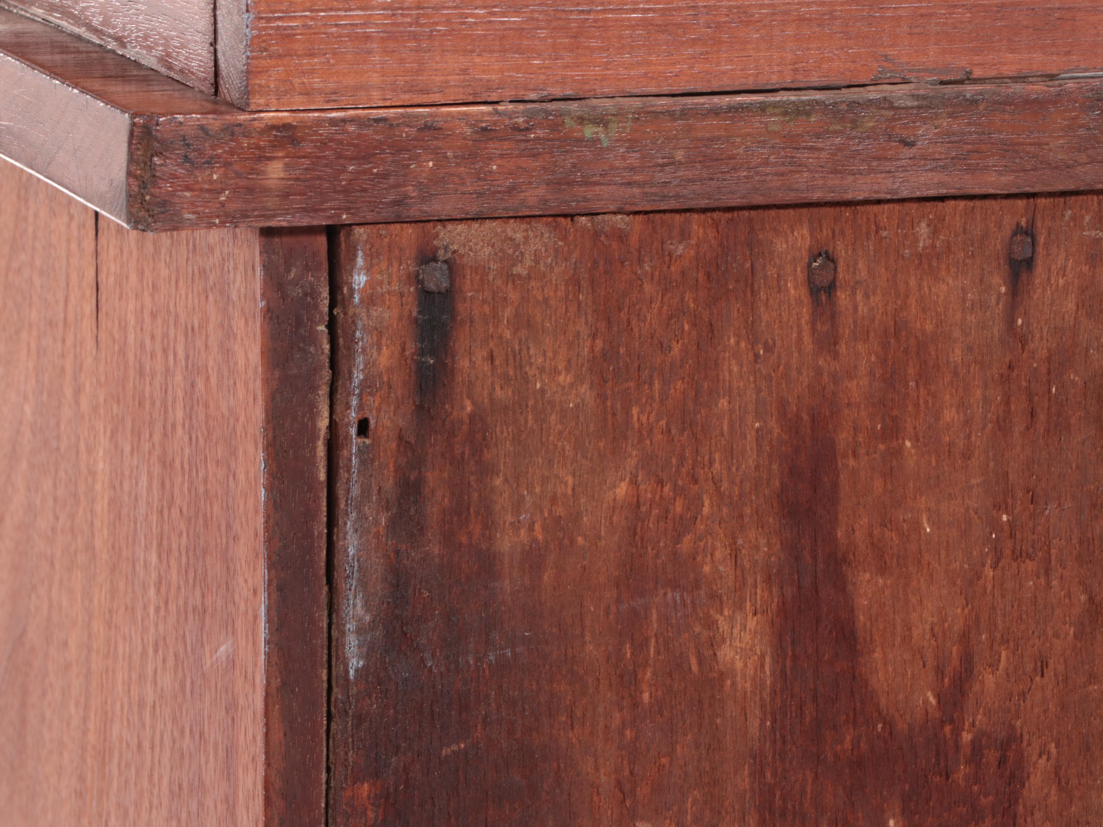 American Primitive Walnut Jelly Cupboard, Mid to Late 19th Century