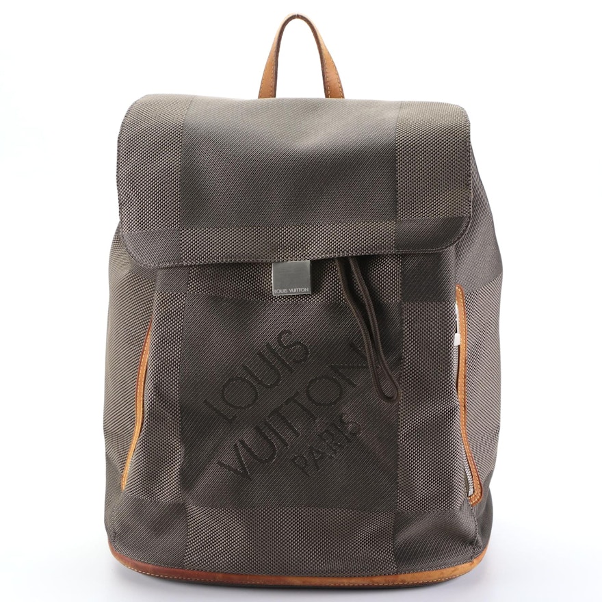 Louis Vuitton Pionnier Backpack in Damier Geant Canvas with Leather