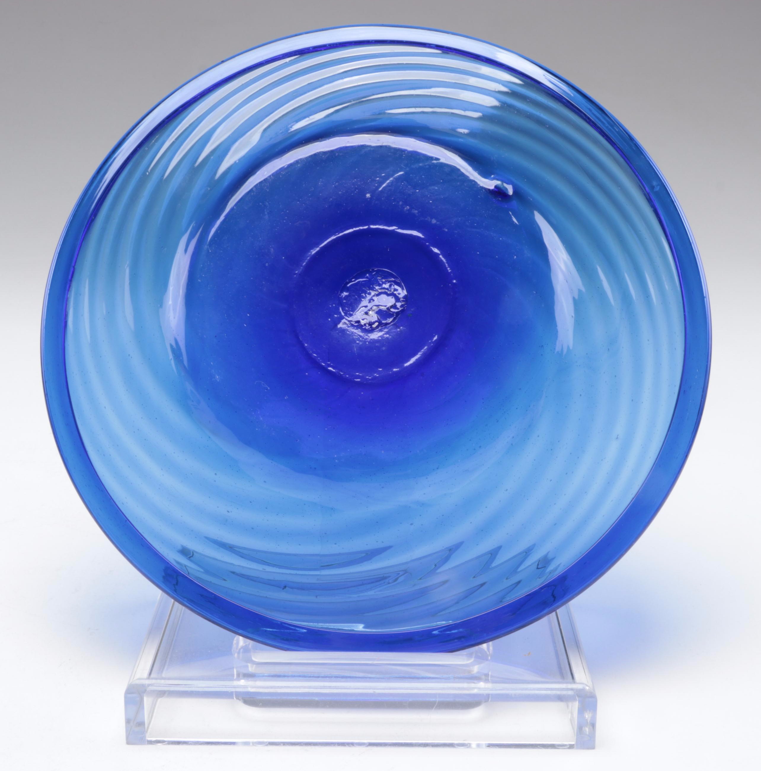 Hazel Atlas Cobalt Blue Glass Shakers with Other Cobalt Blue Glass Tableware