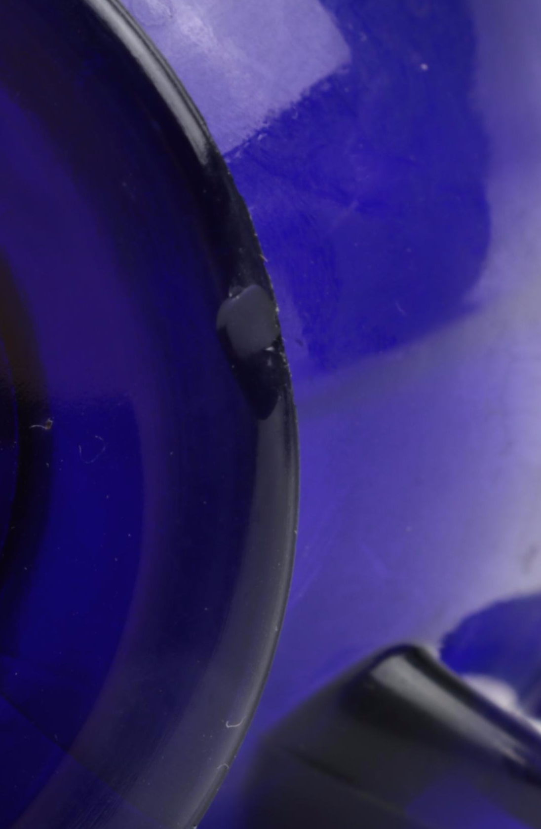 Hazel Atlas Cobalt Blue Glass Shakers with Other Cobalt Blue Glass Tableware