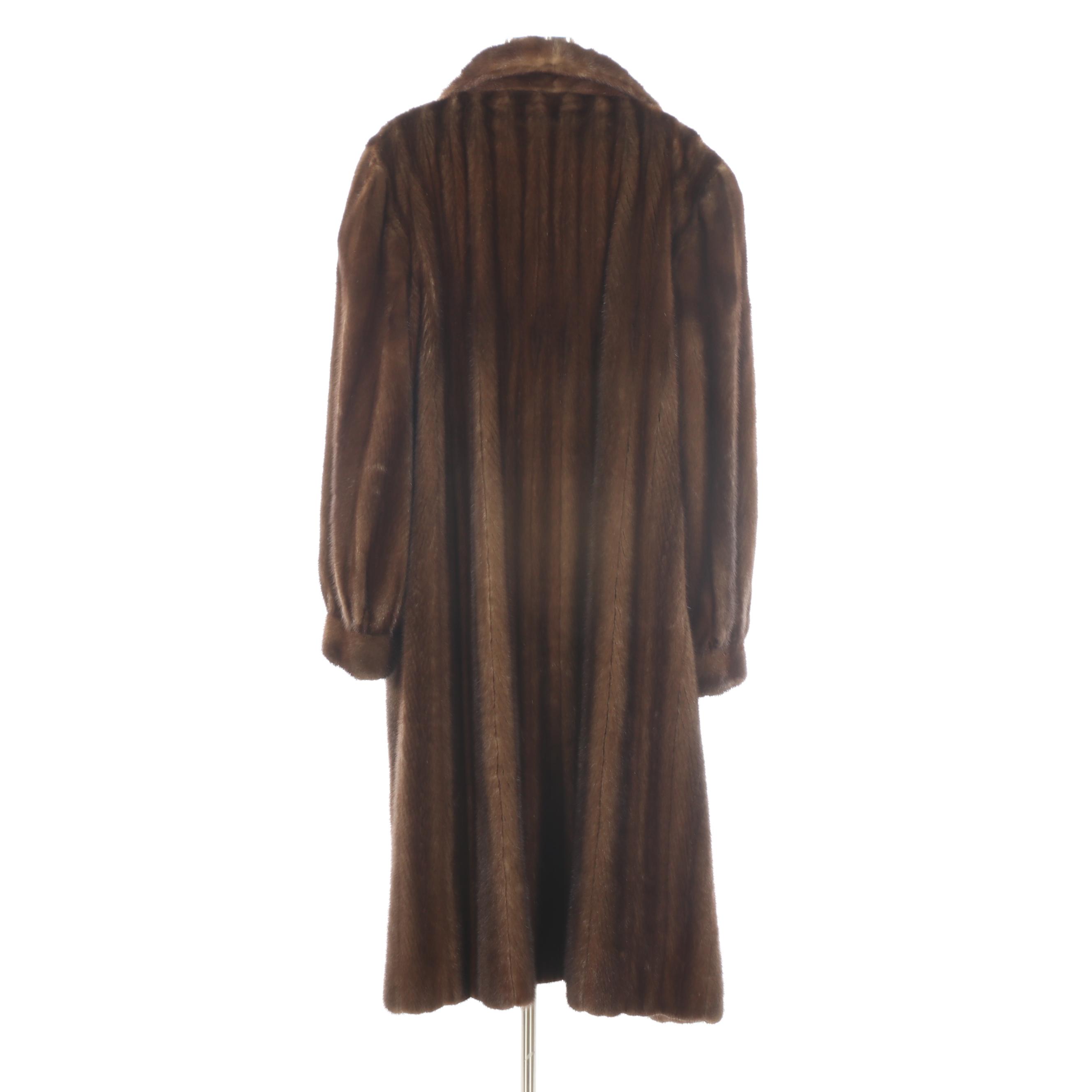 EMBA Lunaraine Natural Mink Fur Coat for Evans Furs at Lazarus