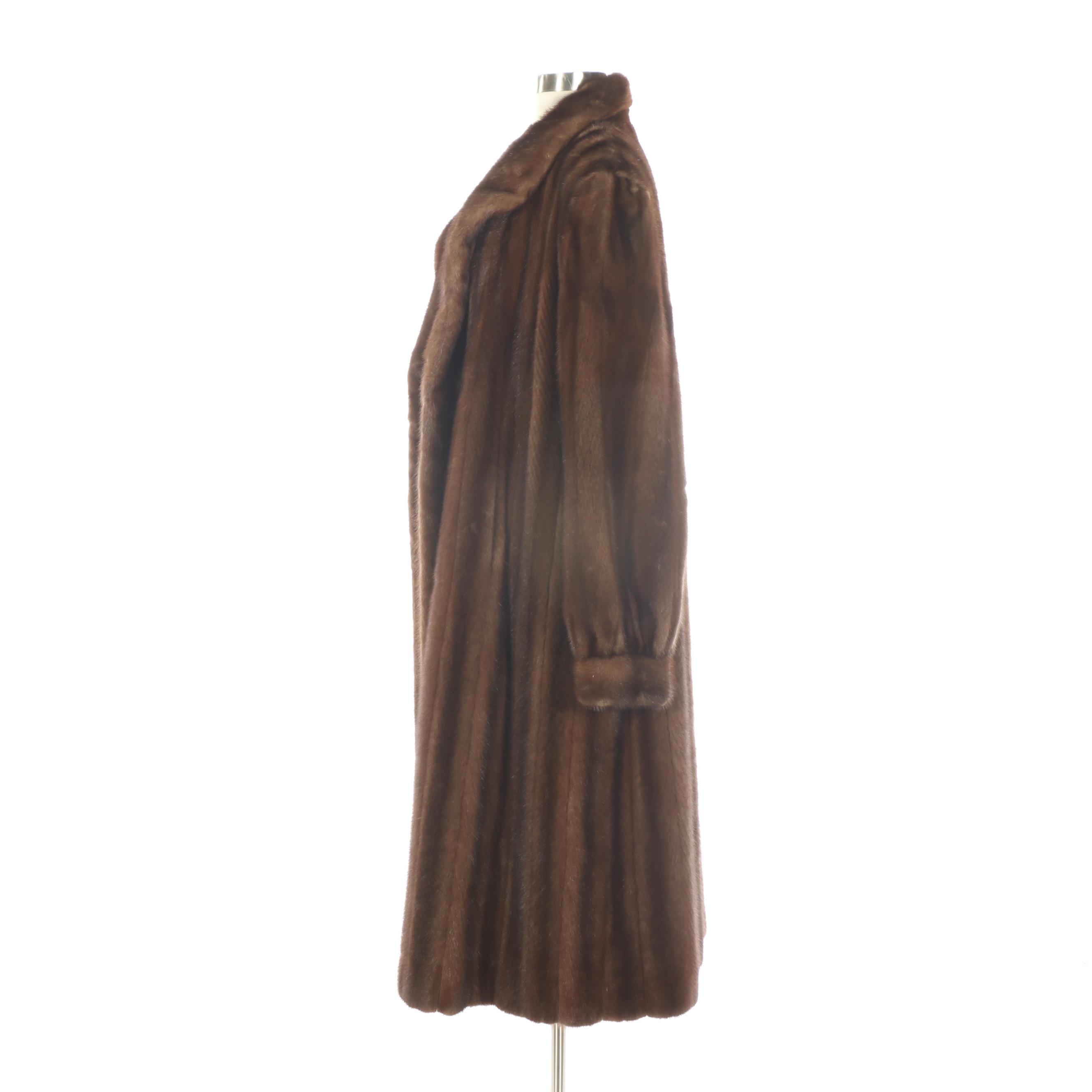 EMBA Lunaraine Natural Mink Fur Coat for Evans Furs at Lazarus