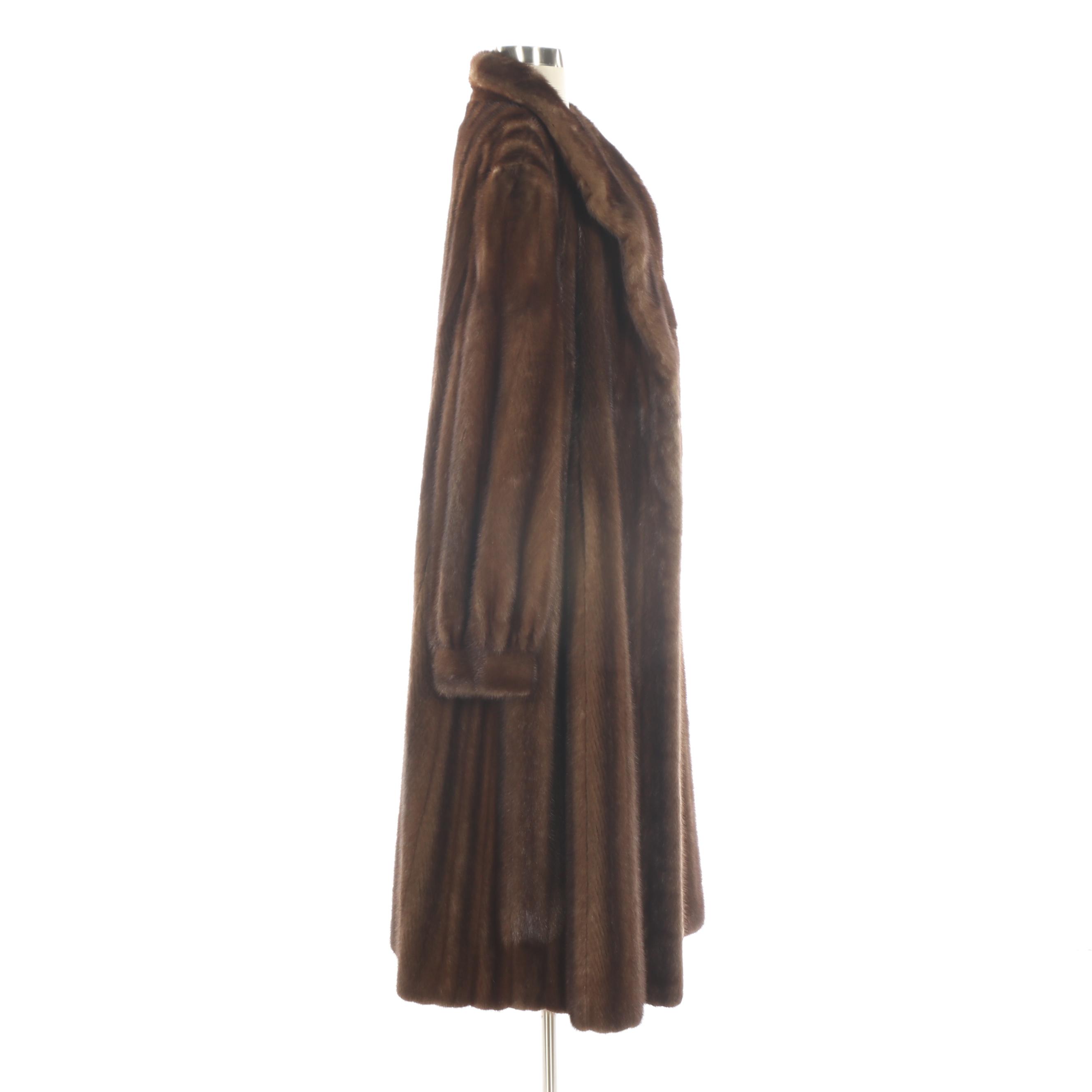EMBA Lunaraine Natural Mink Fur Coat for Evans Furs at Lazarus