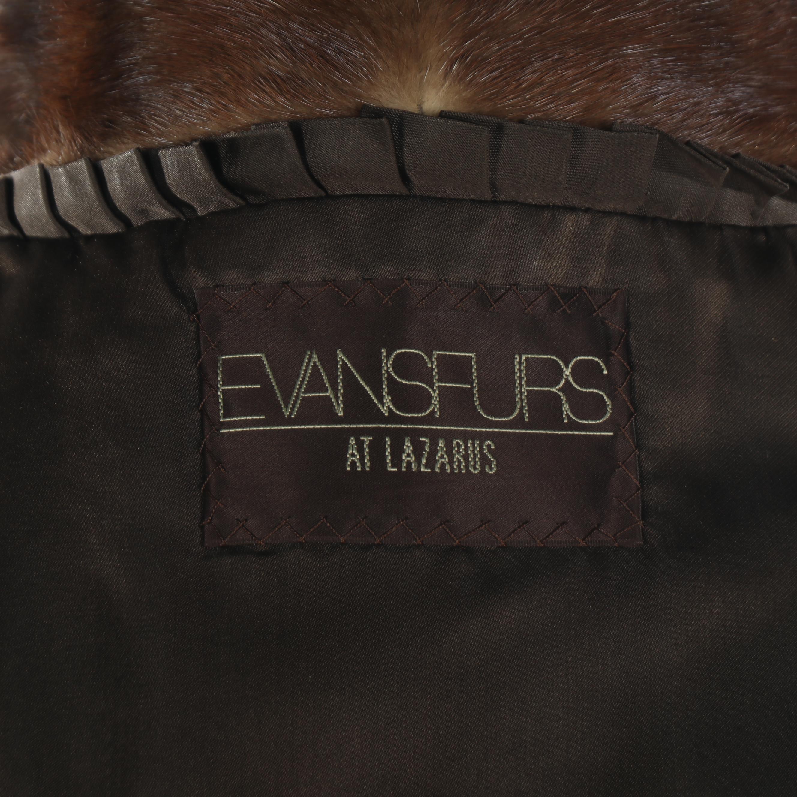 EMBA Lunaraine Natural Mink Fur Coat for Evans Furs at Lazarus