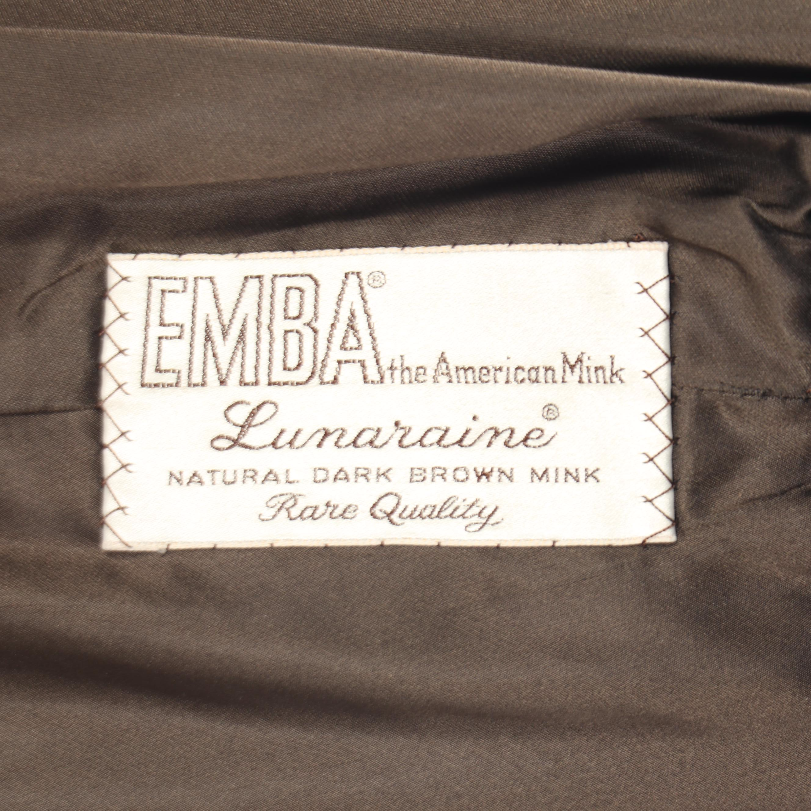 EMBA Lunaraine Natural Mink Fur Coat for Evans Furs at Lazarus