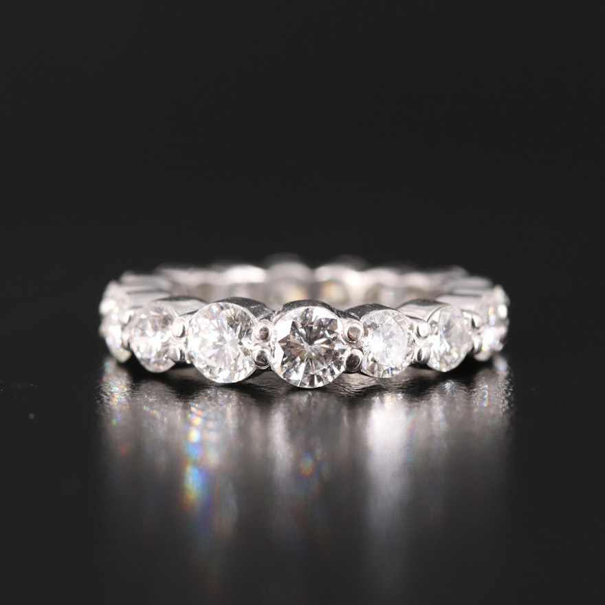 Platinum 3.90 CTW Diamond Eternity Band