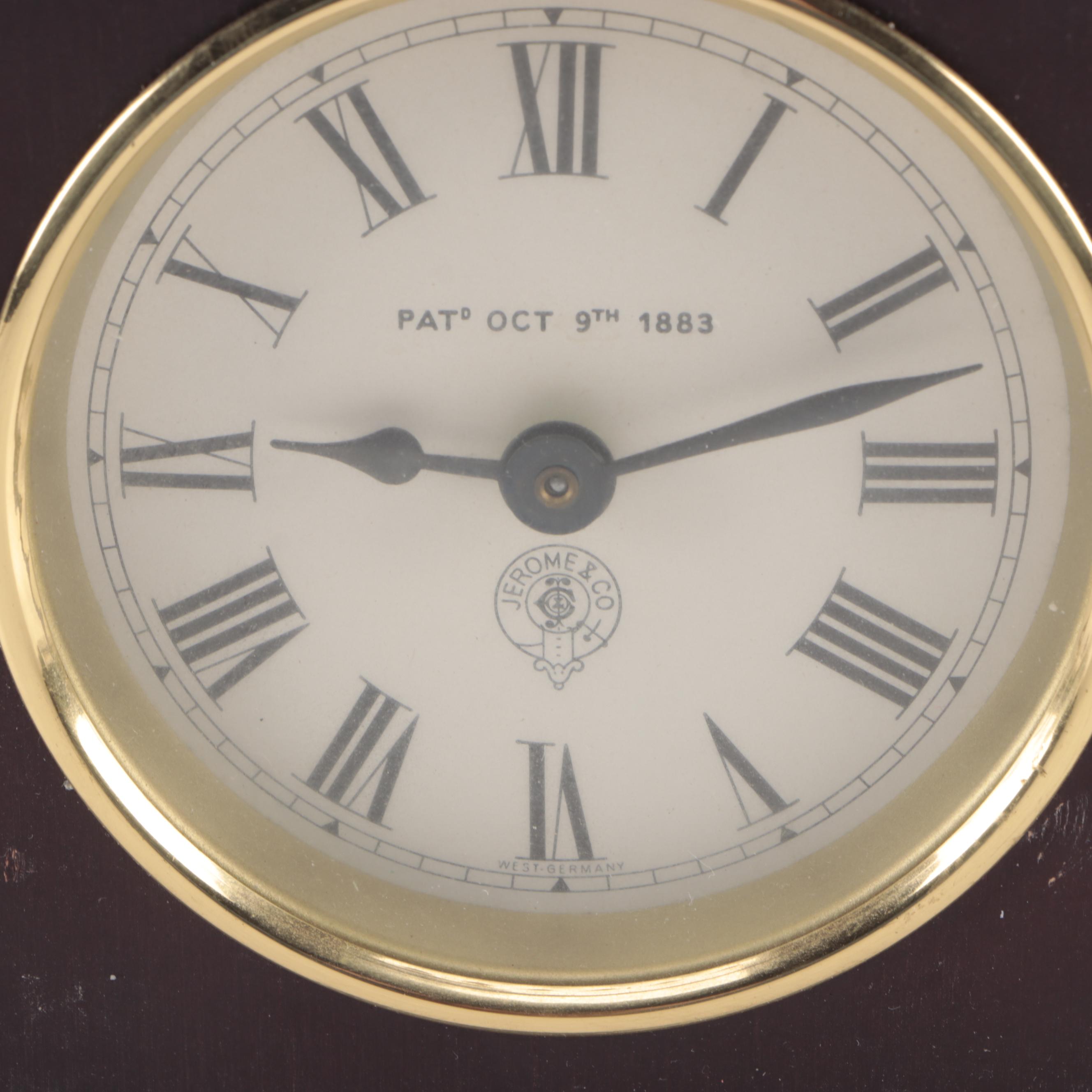 Jerome & Co. Reproduction Horolovar Flying Pendulum Clock, Late 20th Century