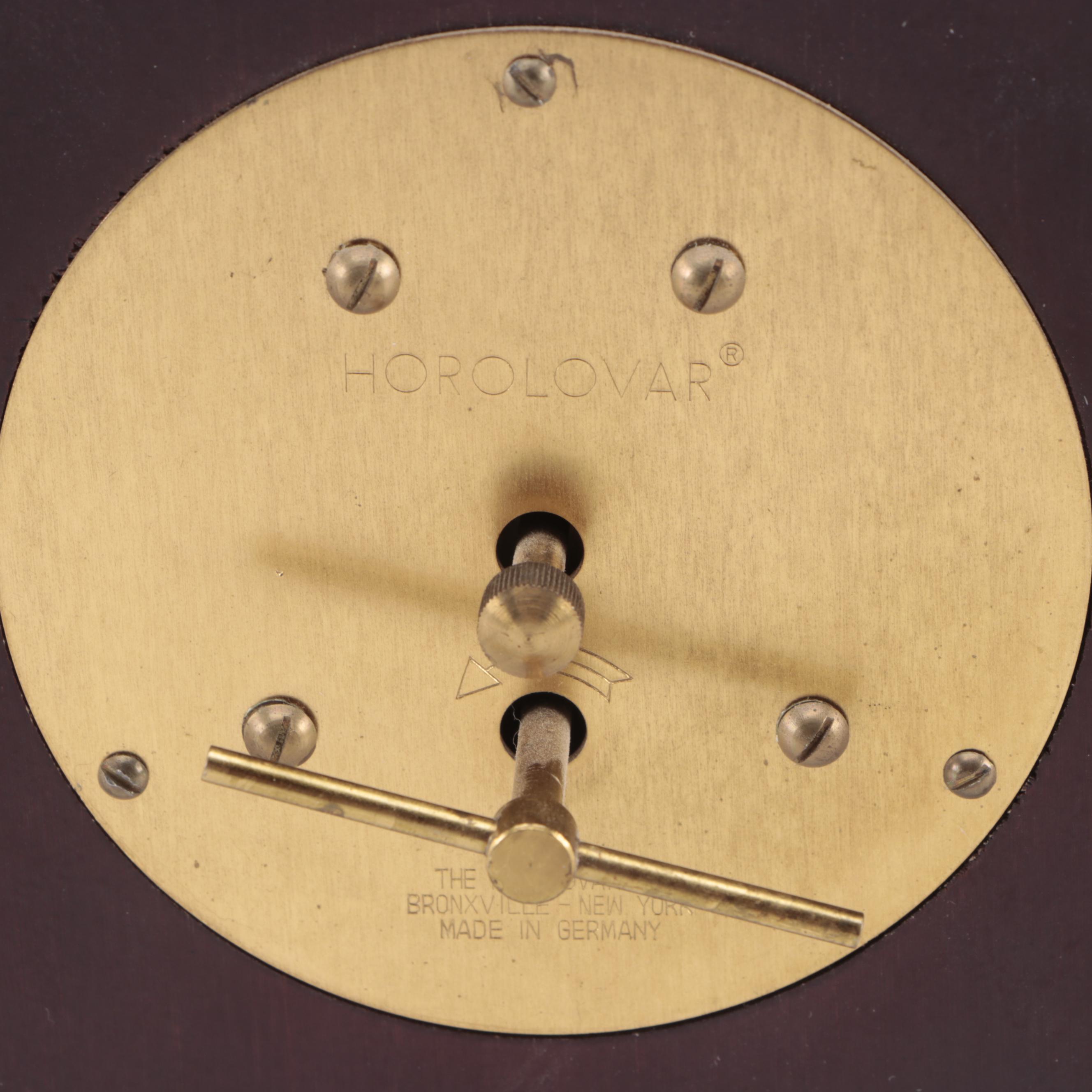 Jerome & Co. Reproduction Horolovar Flying Pendulum Clock, Late 20th Century