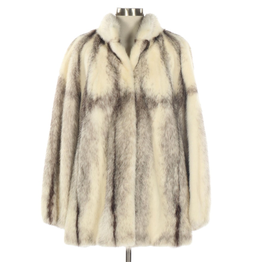 Saga Cross Mink Fur Swing Jacket from Your Sixth Sense by C&A