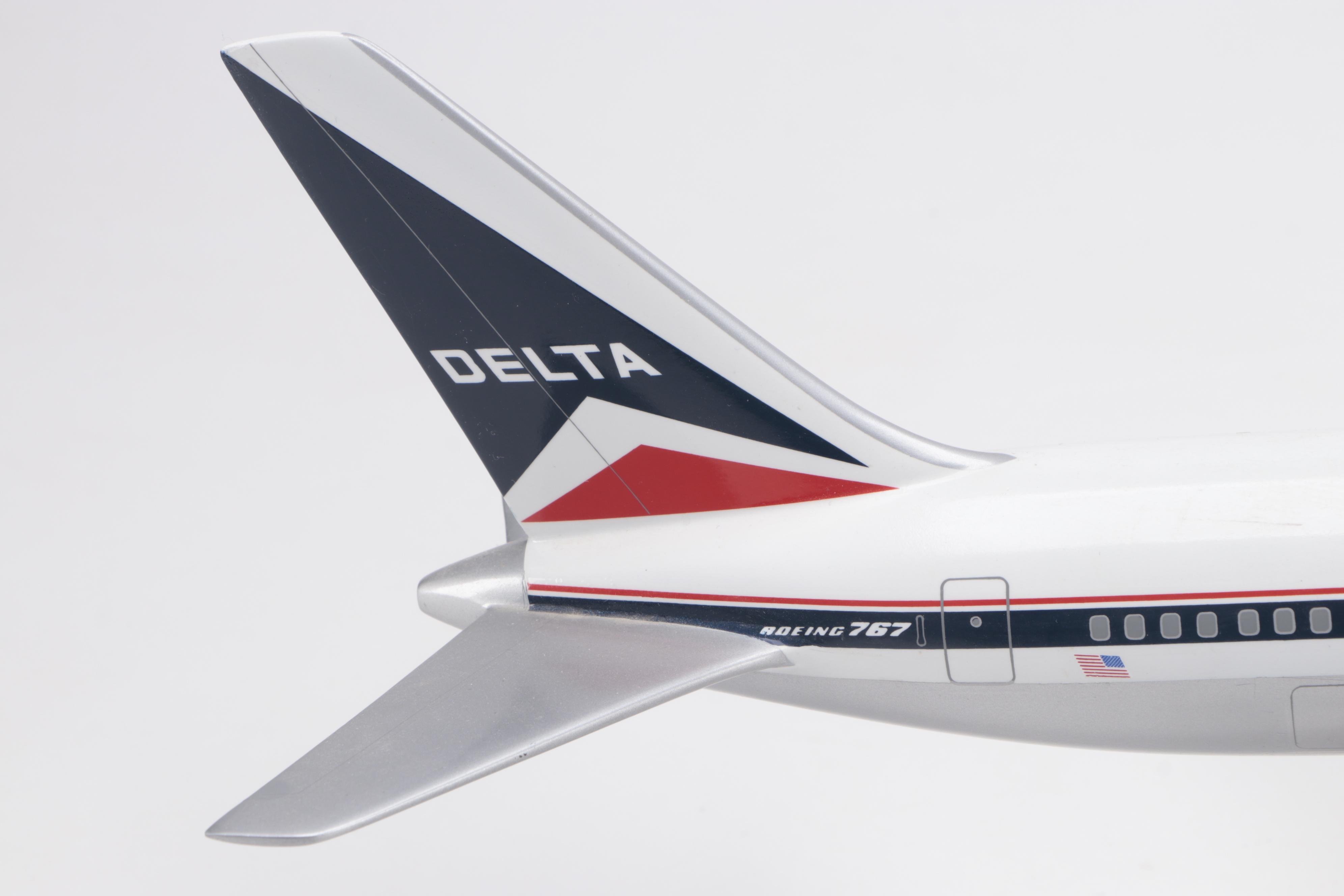 Wesco Models Delta Airlines Boeing 767 Model Airplane