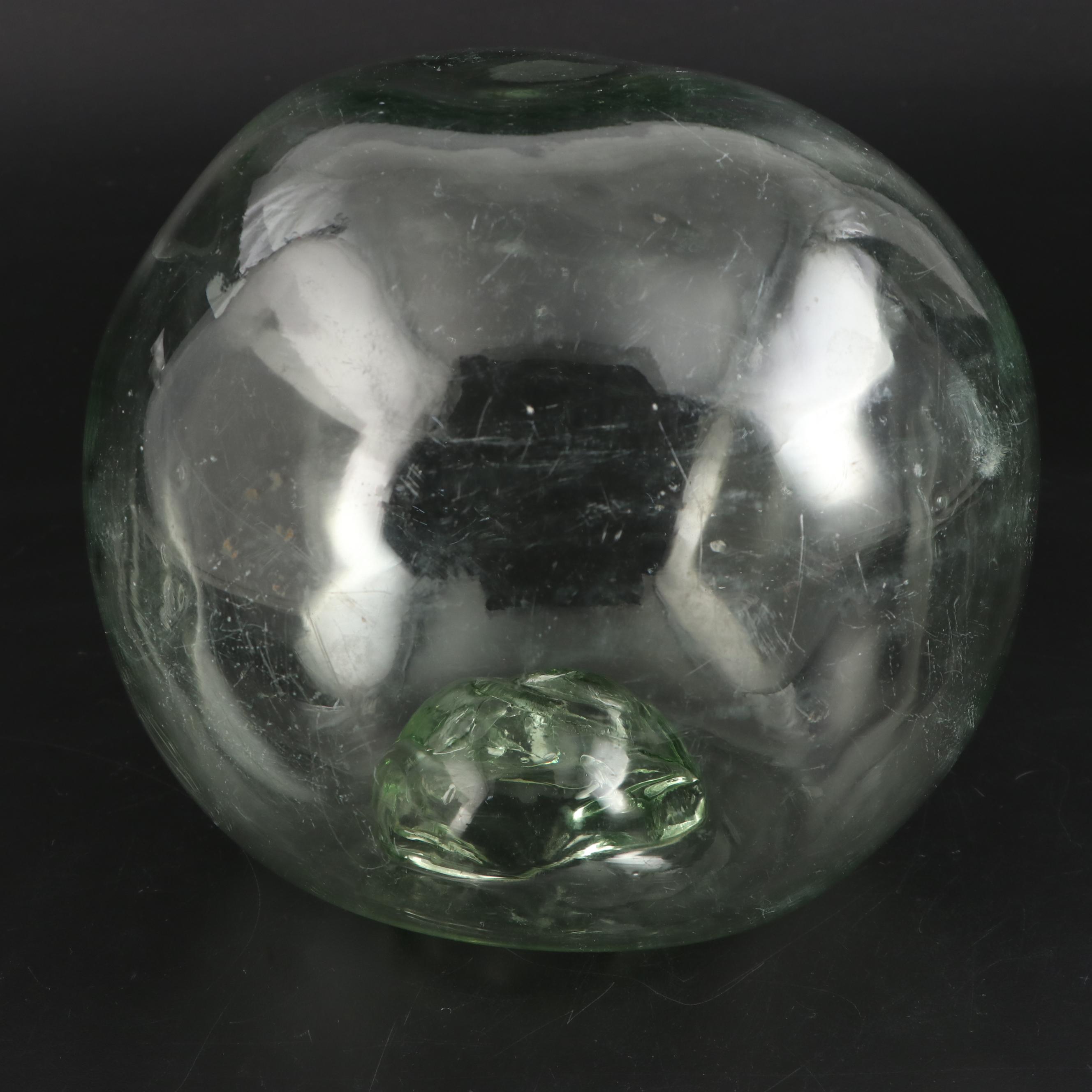 Blown Studio Art Glass Sphere