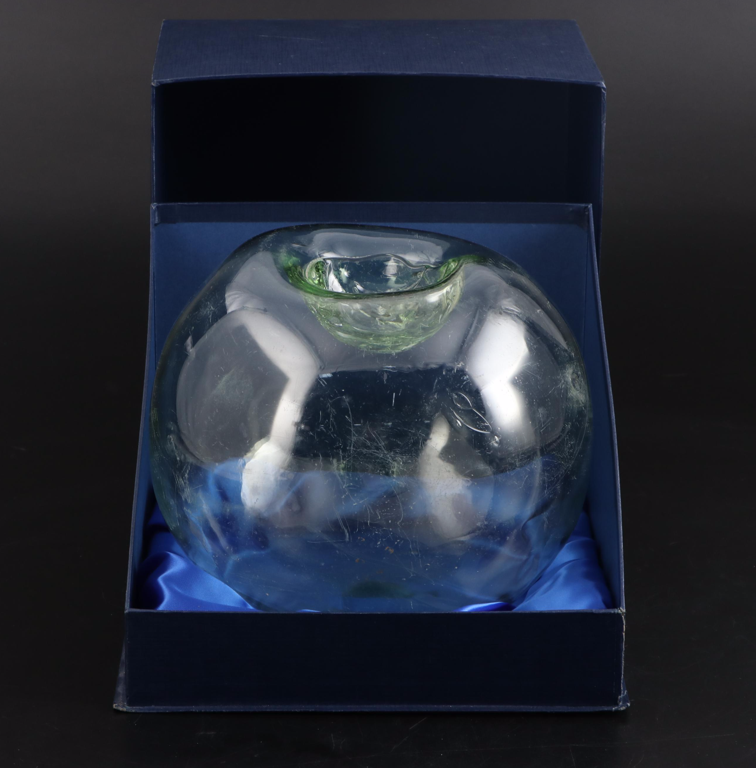 Blown Studio Art Glass Sphere