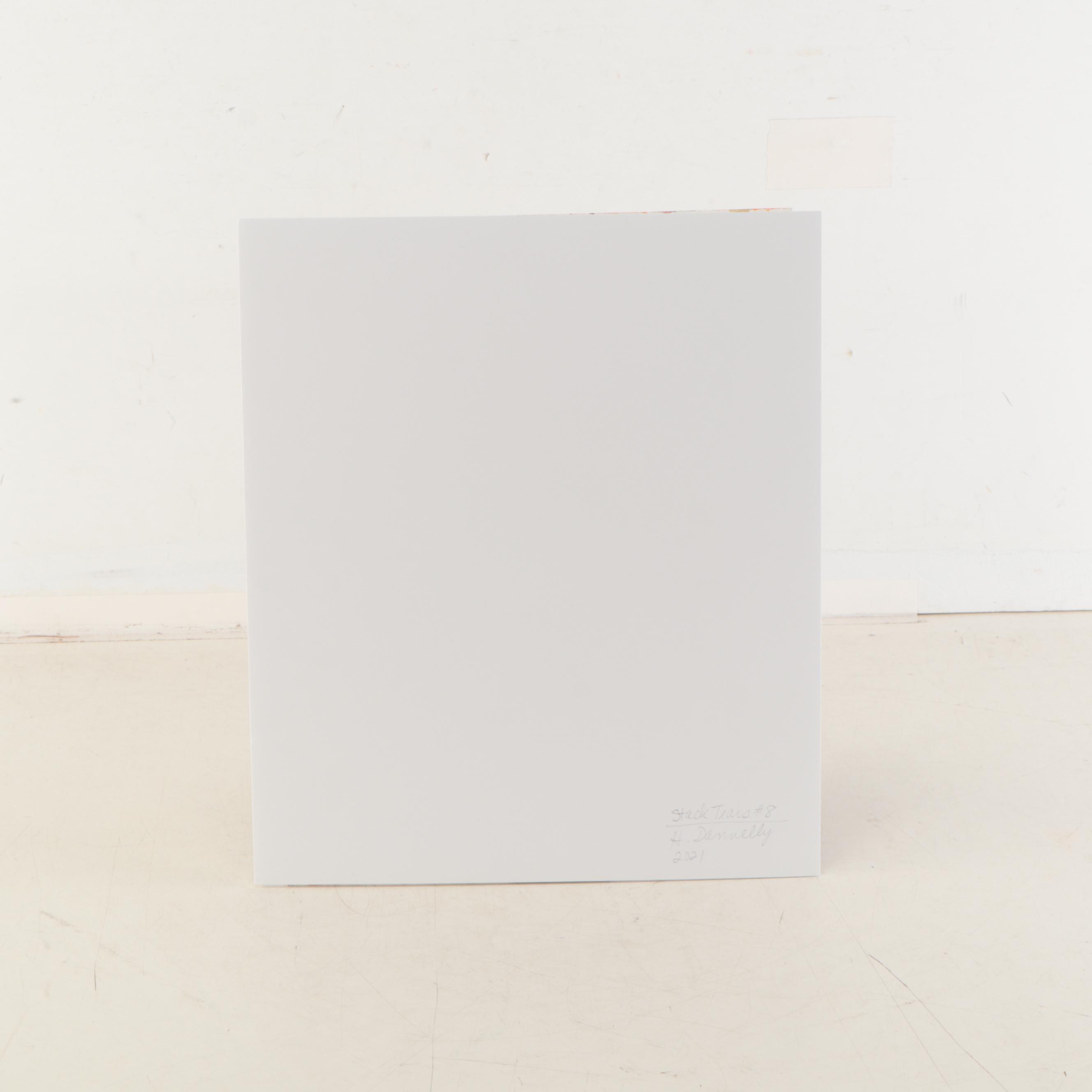 Helen Dannelly Abstract Acrylic Painting "Stack Tears #8," 2021