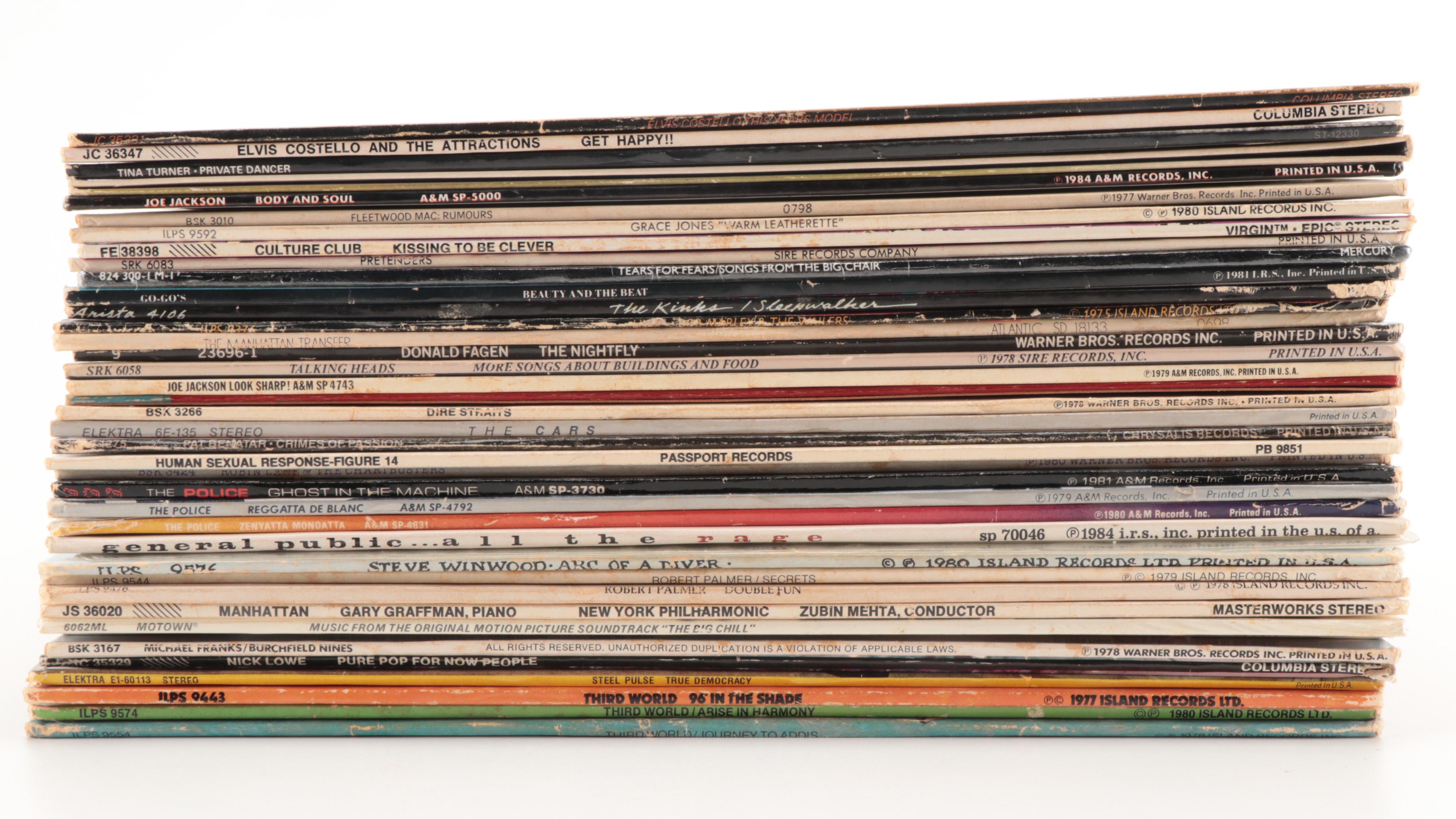 Elvis Costello, Tina Turner, Joe Jackson, More Vinyl Records, 1970s–1980s