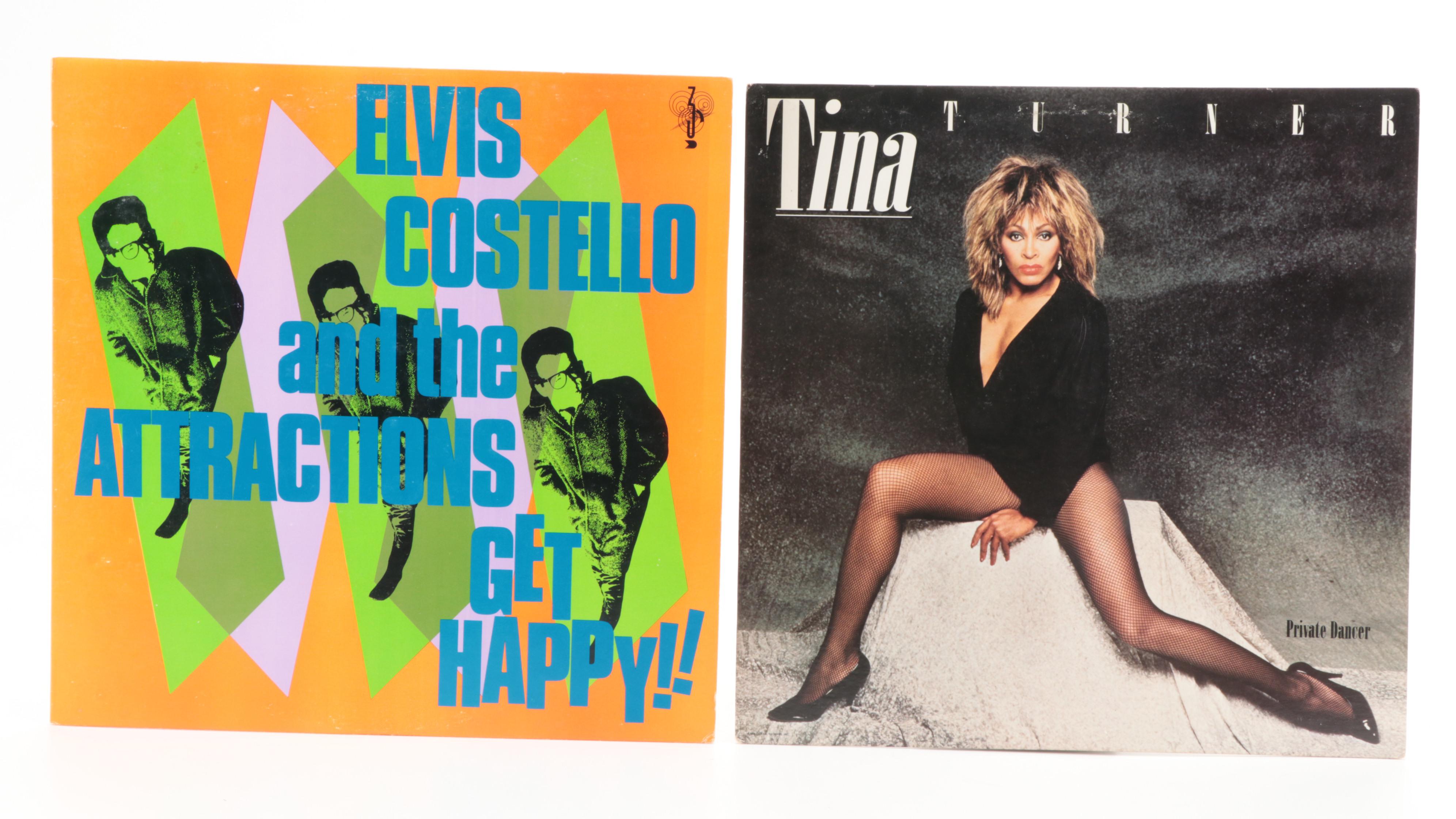 Elvis Costello, Tina Turner, Joe Jackson, More Vinyl Records, 1970s–1980s