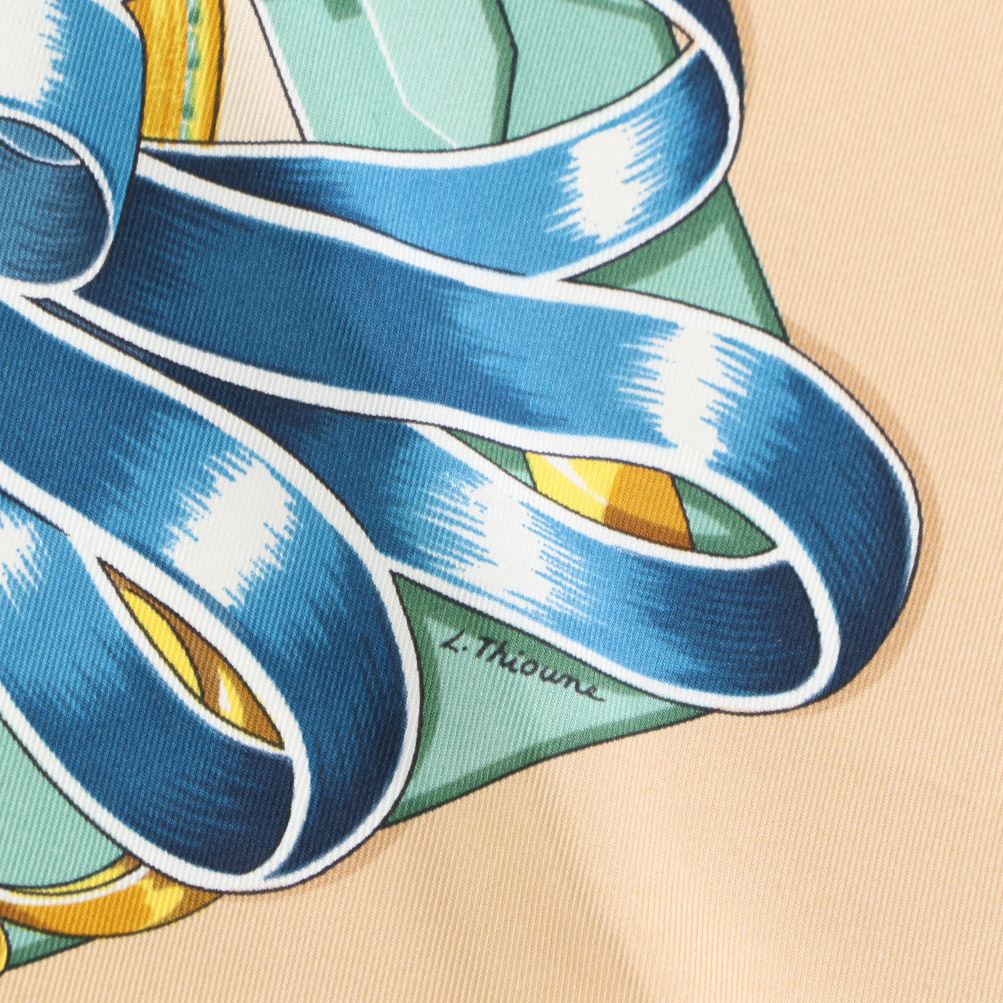 Hermès "Chevaux de Trait" Silk Twill Scarf