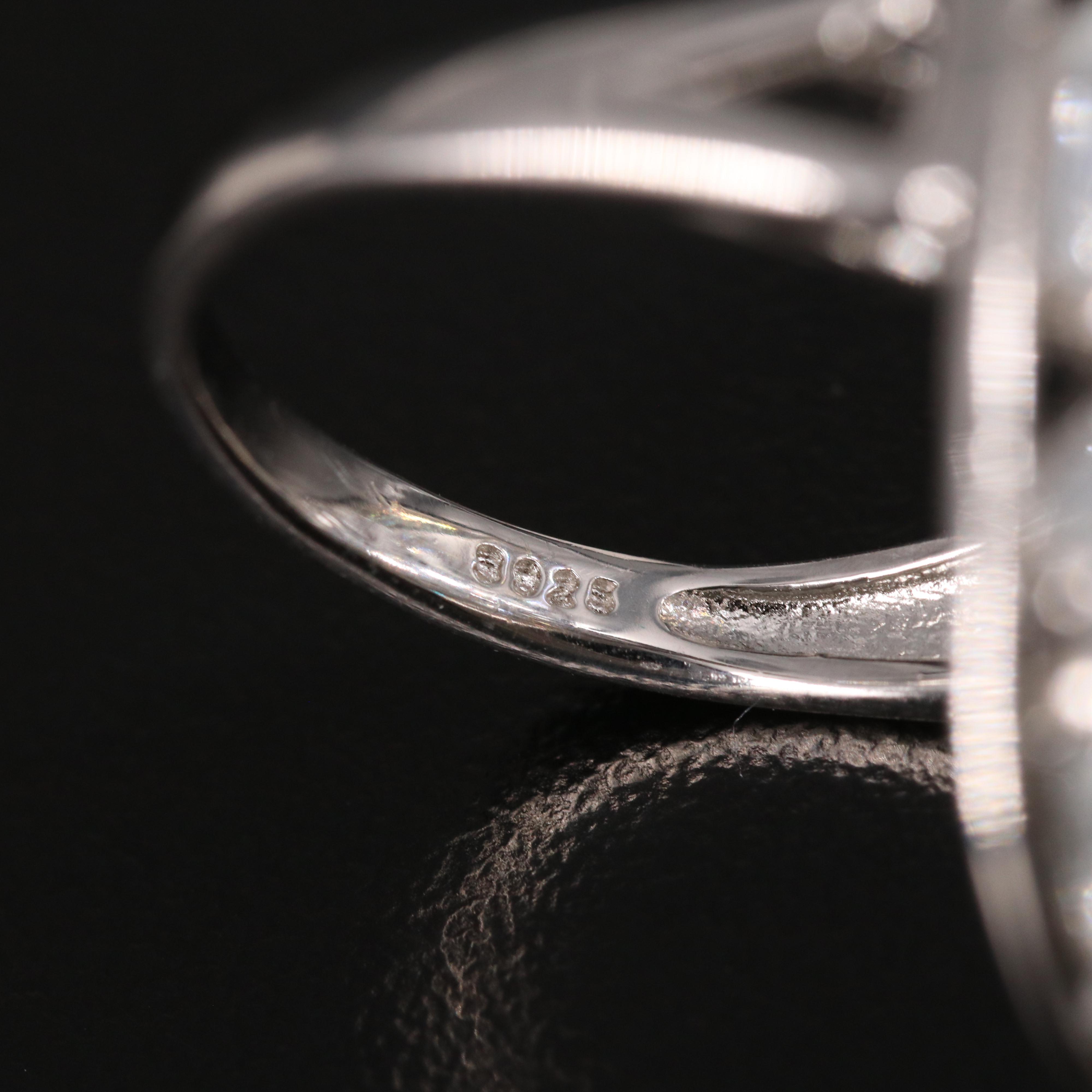 Sterling Goshenite Ring