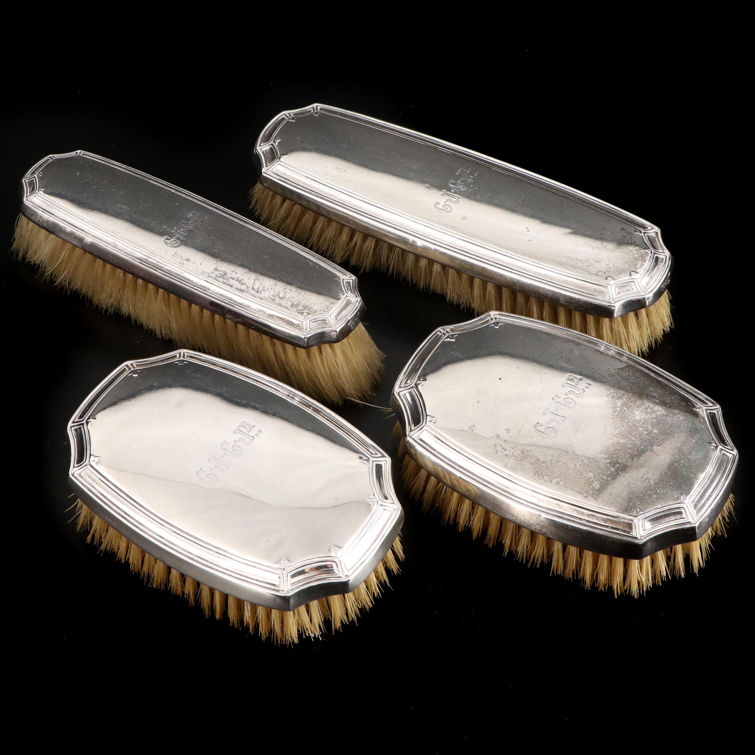 Tiffany & Co. Sterling Silver Clothes Brushes, Early to Mid-20th Century