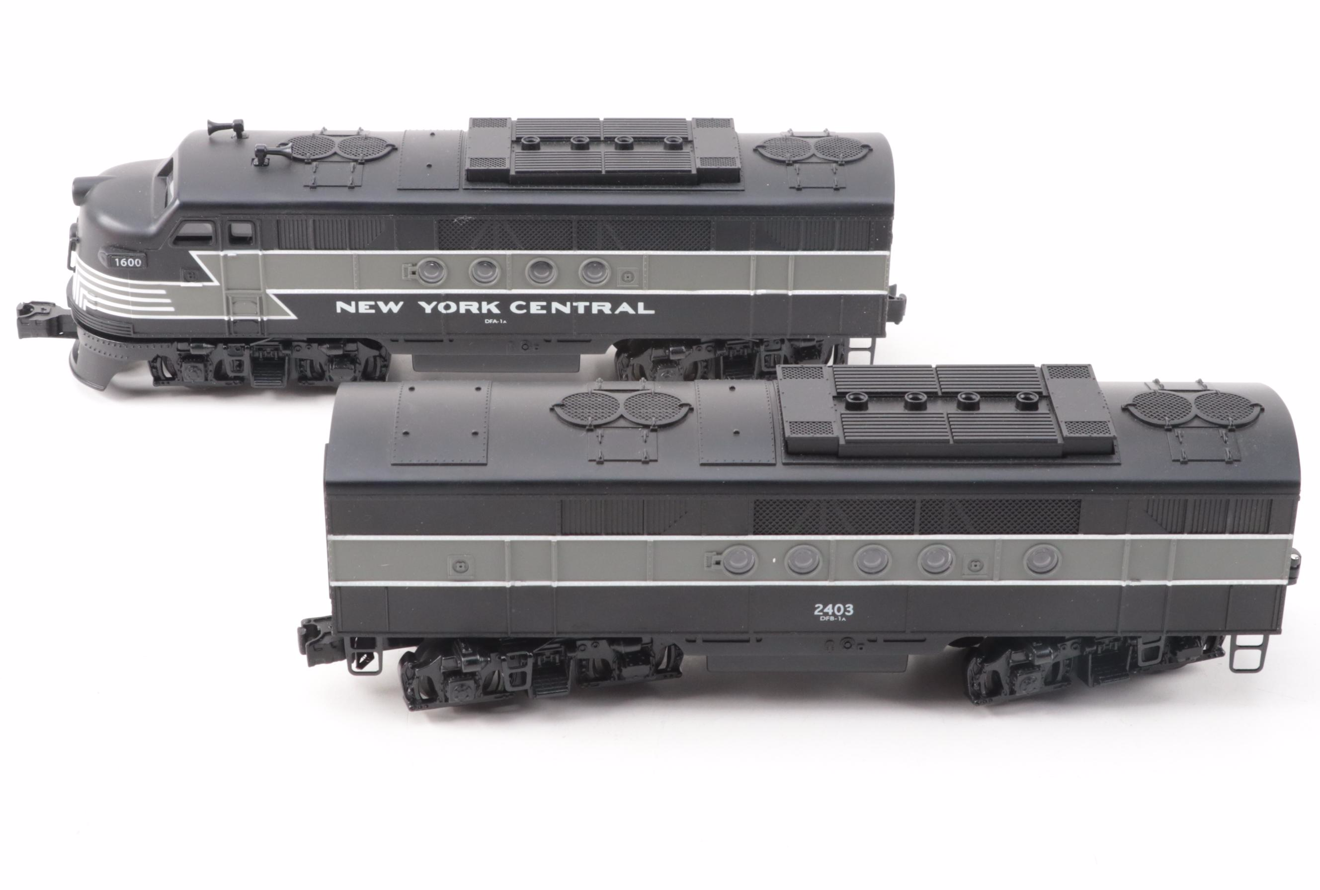 Lionel New York Central AA Locomotive and Assorted Cars