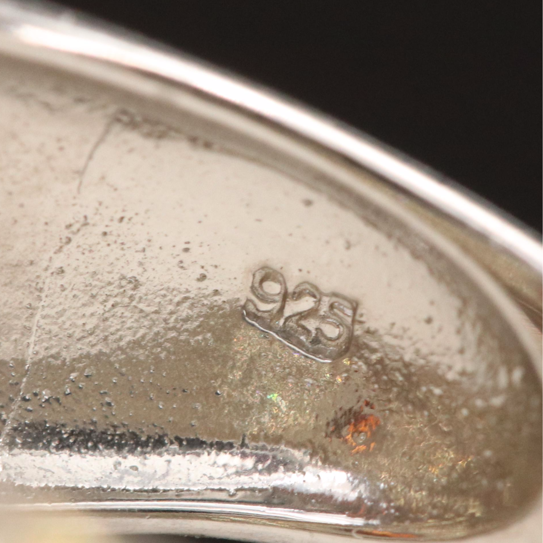 Opal and Sapphire Ring