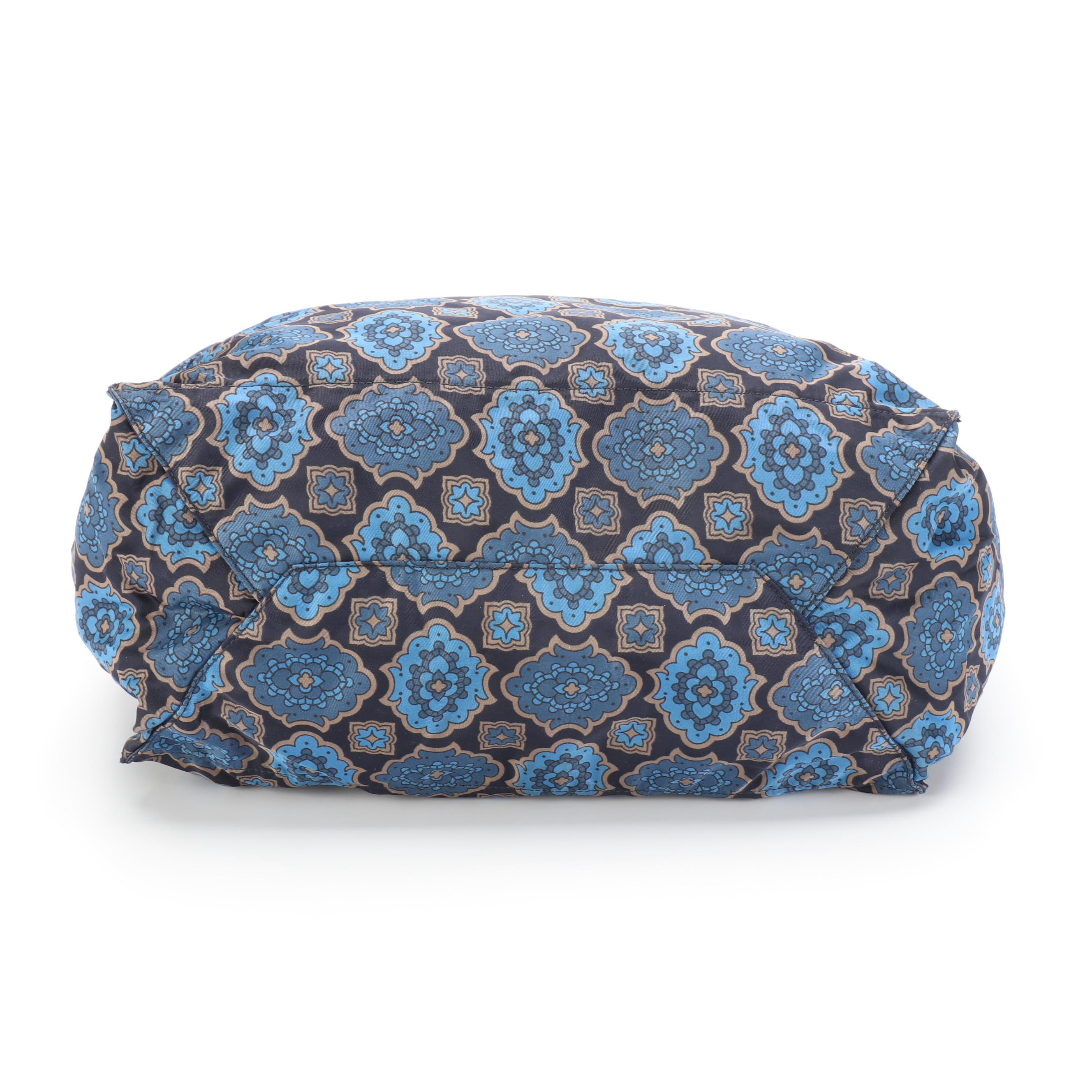 Prada Floral Nylon Tessuto Tote