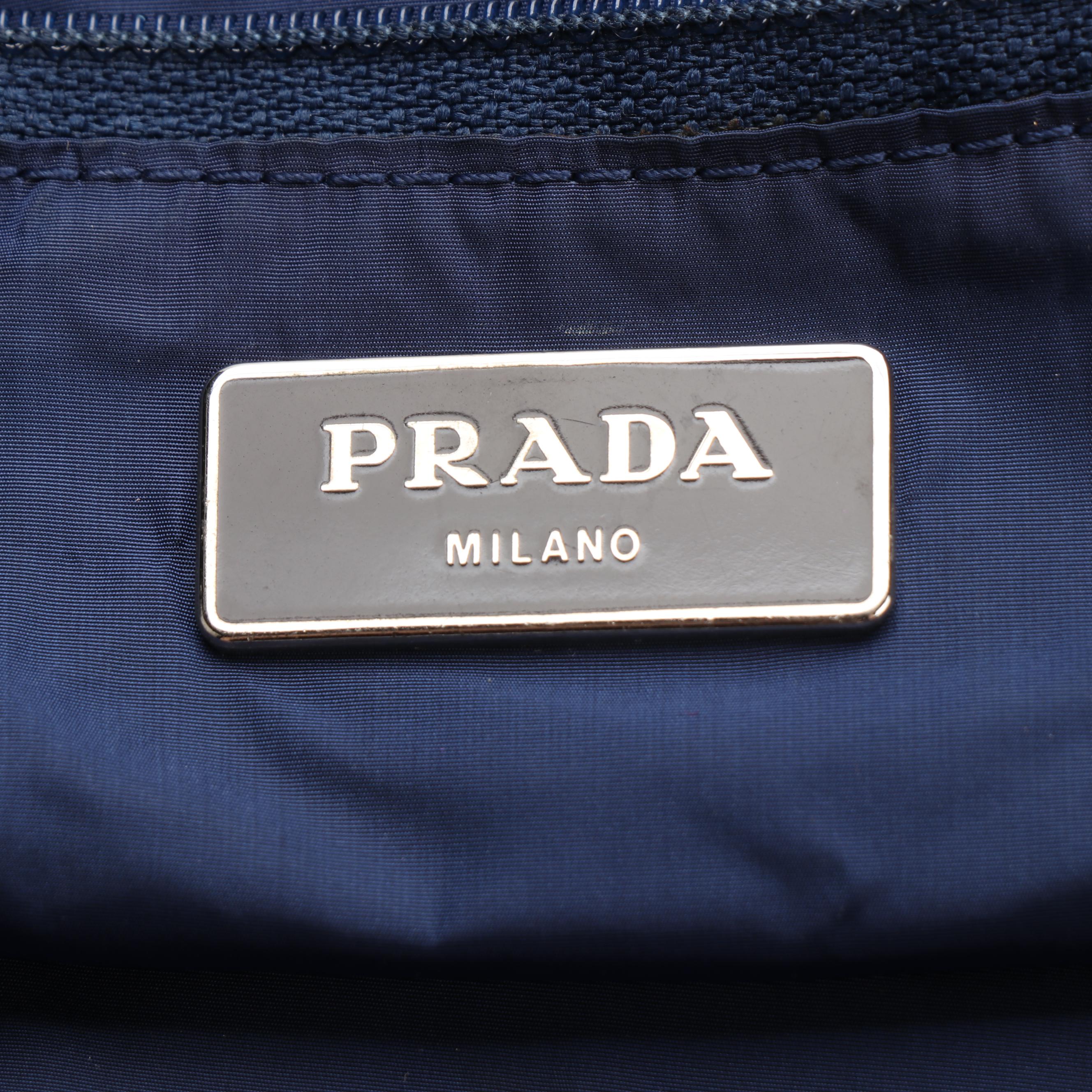 Prada Floral Nylon Tessuto Tote