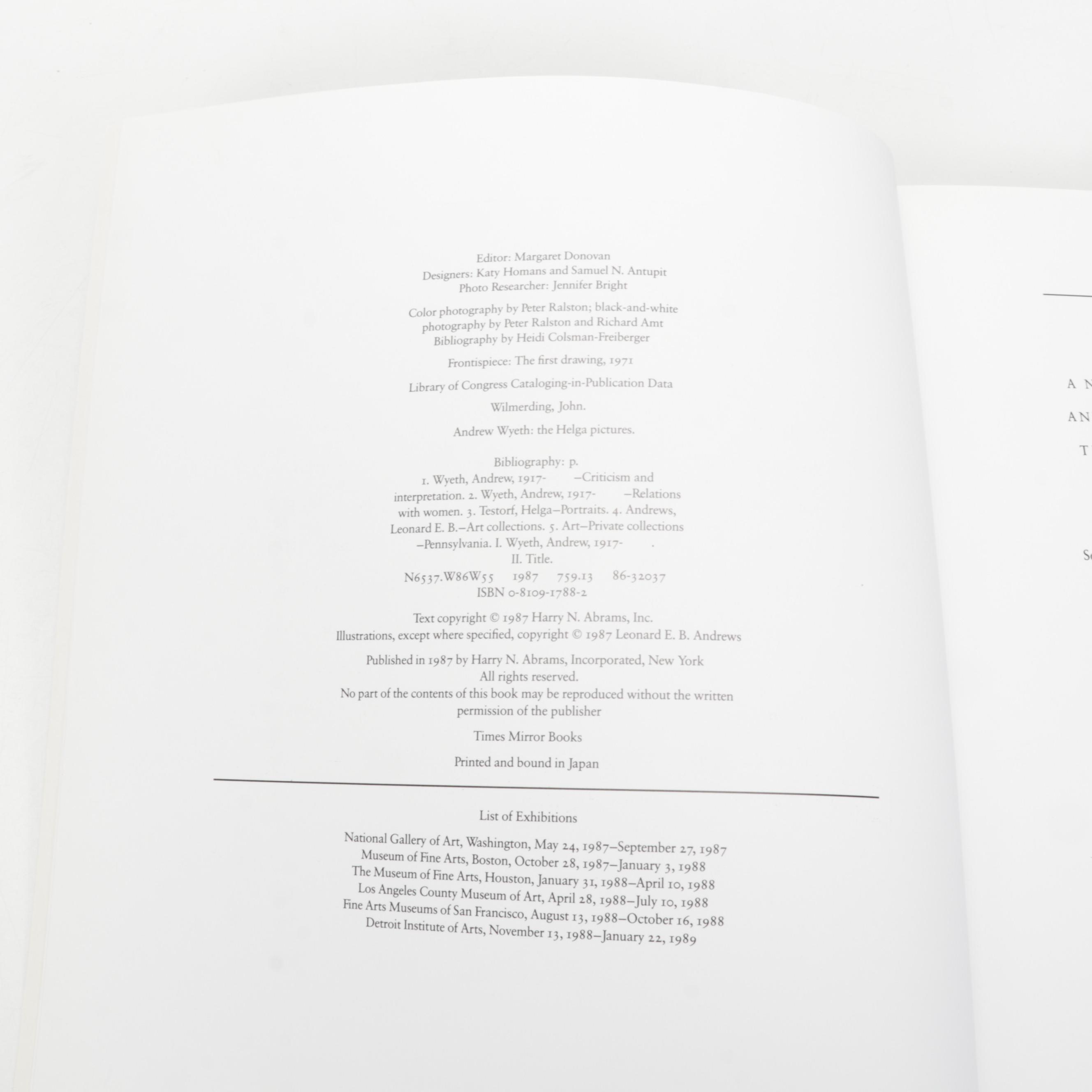 Wyeth Art Book Collection