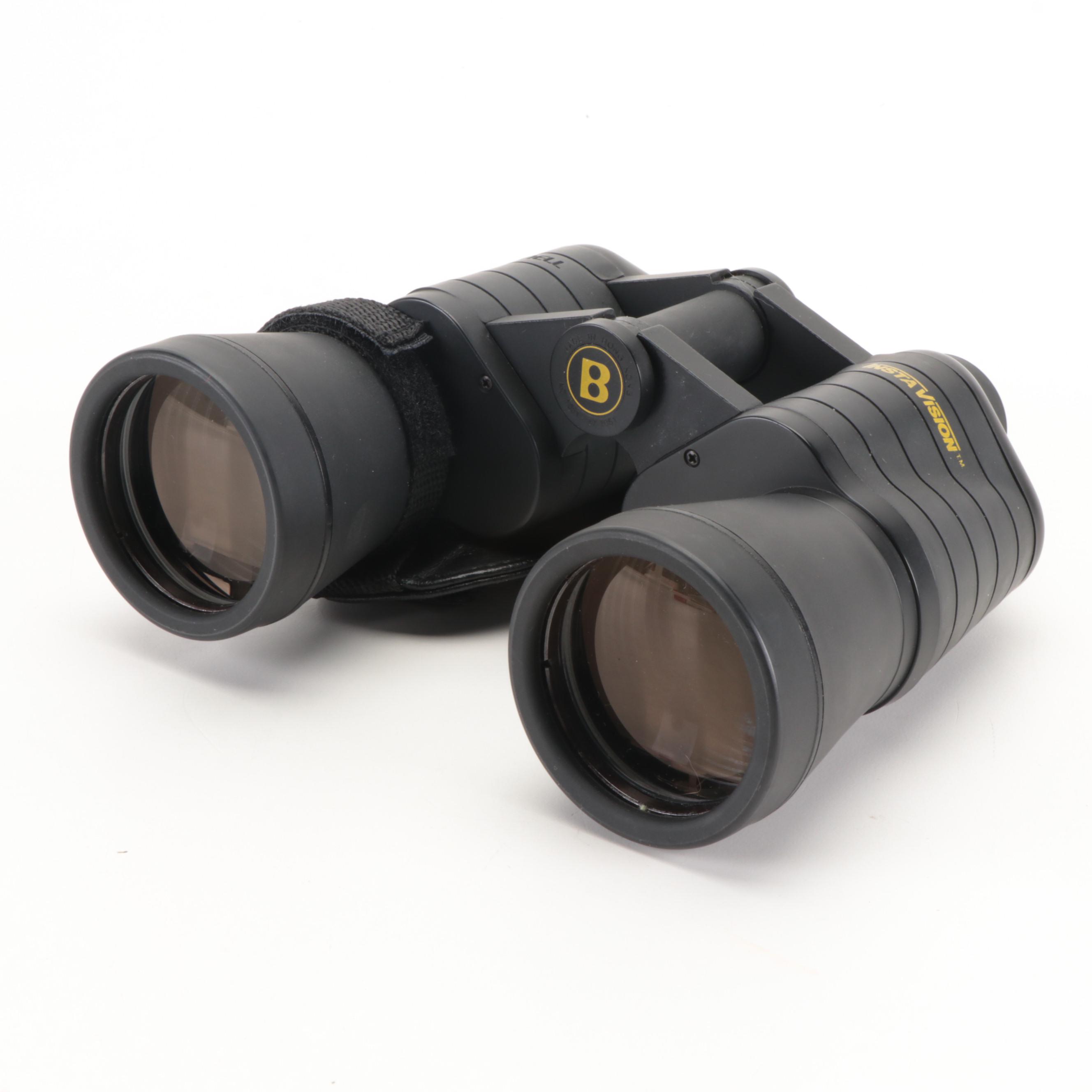 Bushnell Insta Vision 10x50 Wide-Angle Binoculars with Compact Binoculars