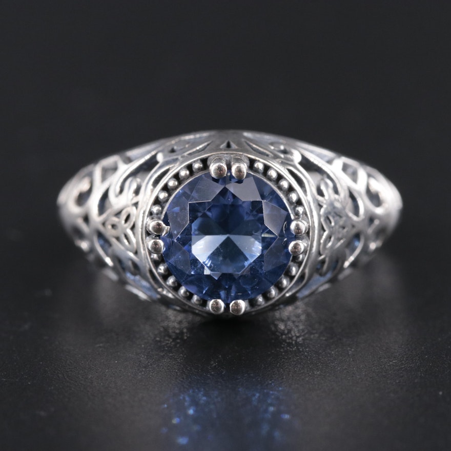 Sterling Silver Tanzanite Ring