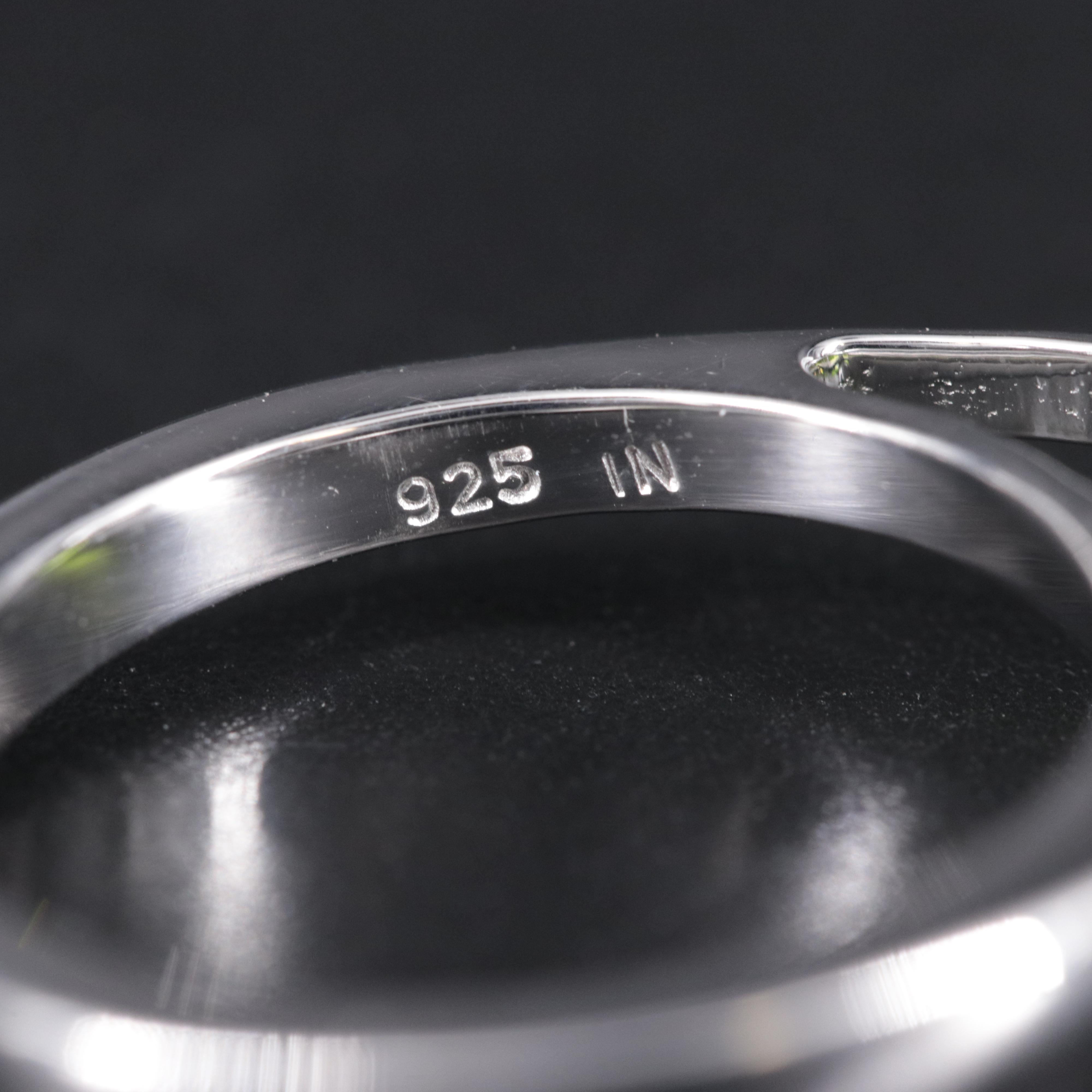 Sterling Silver Peridot Ring