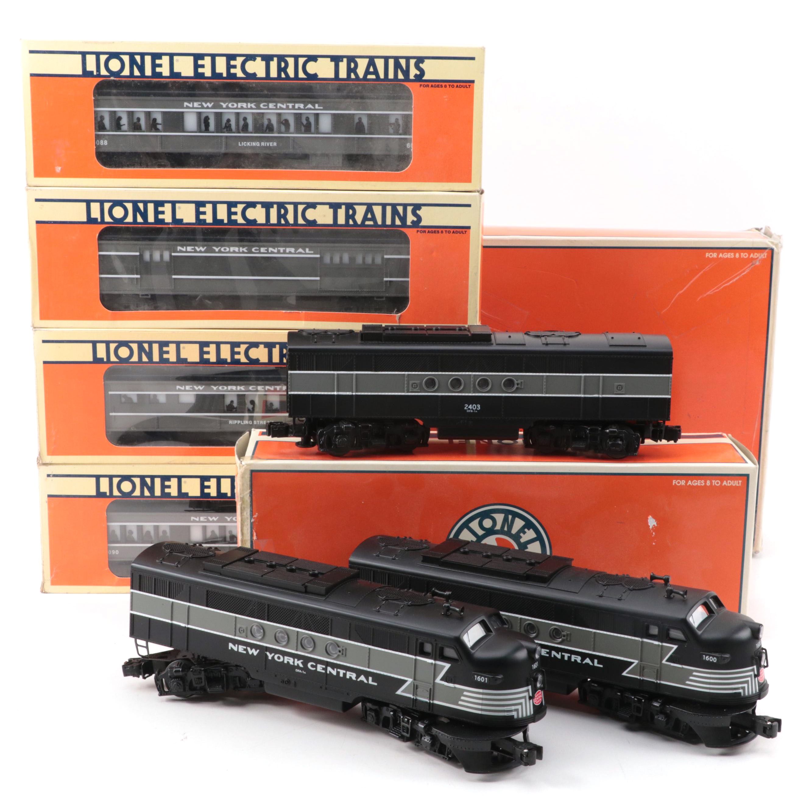 Lionel New York Central AA Locomotive and Assorted Cars