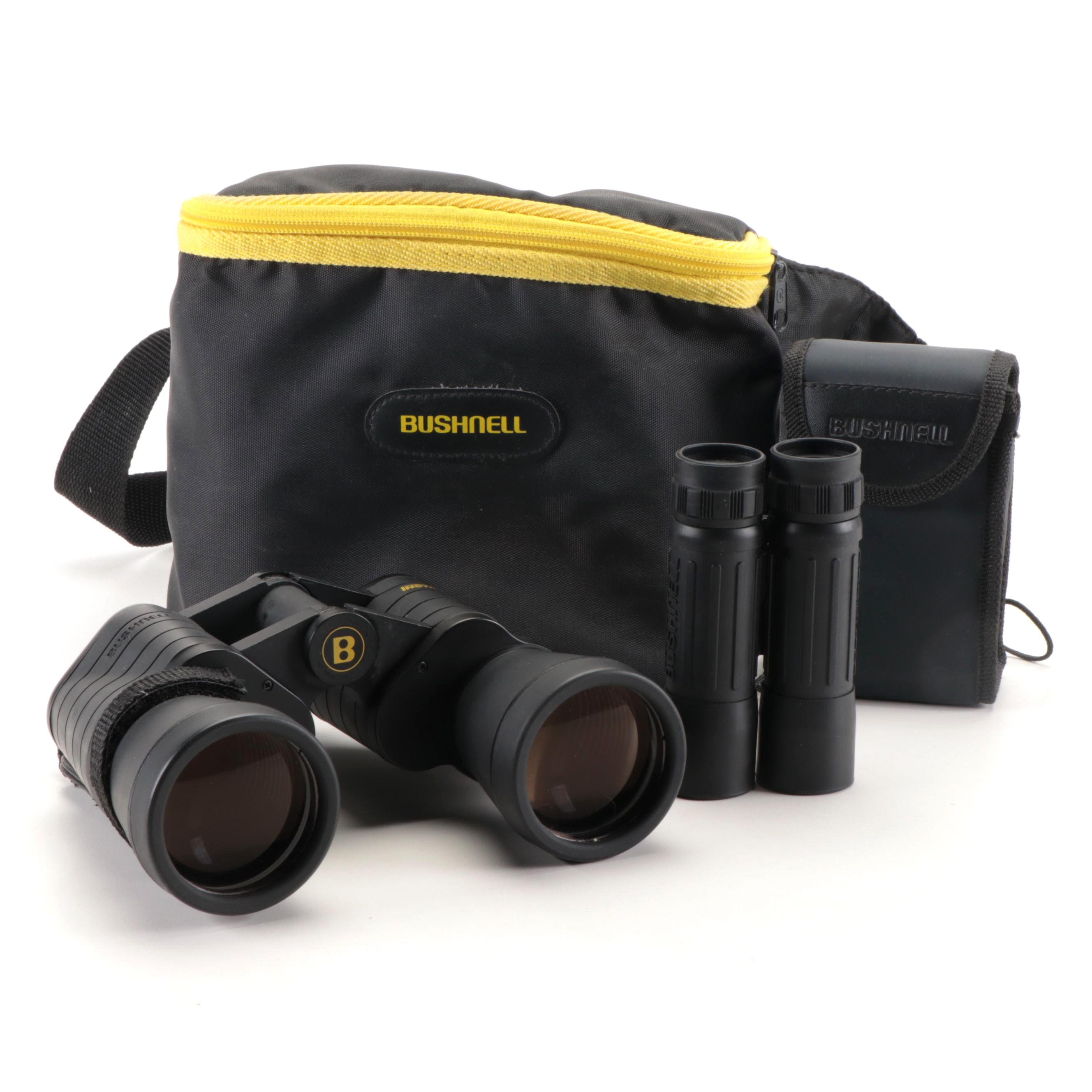 Bushnell Insta Vision 10x50 Wide-Angle Binoculars with Compact Binoculars