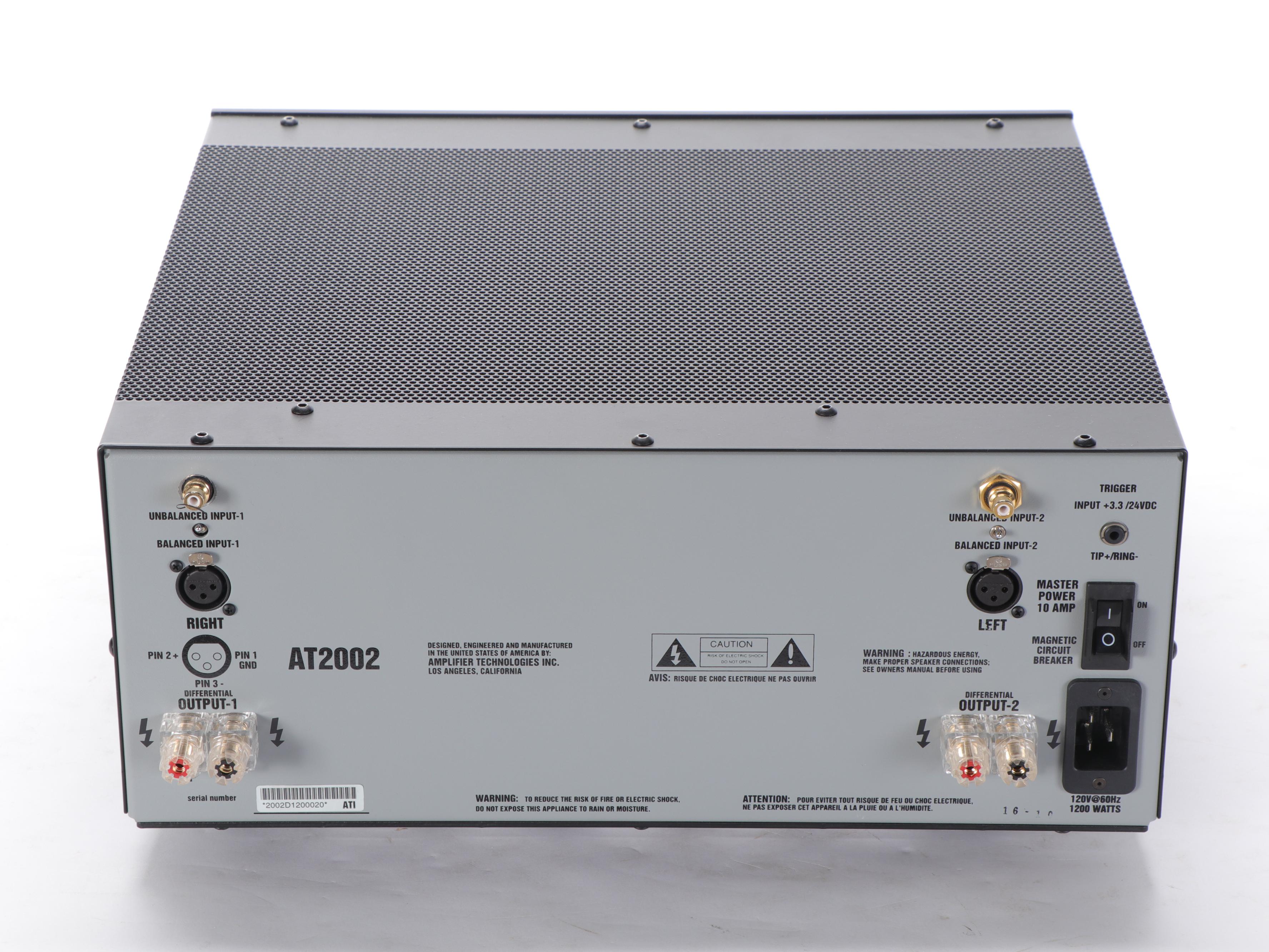 Amplifier Technologies Inc. AT2000 Power Amplifier