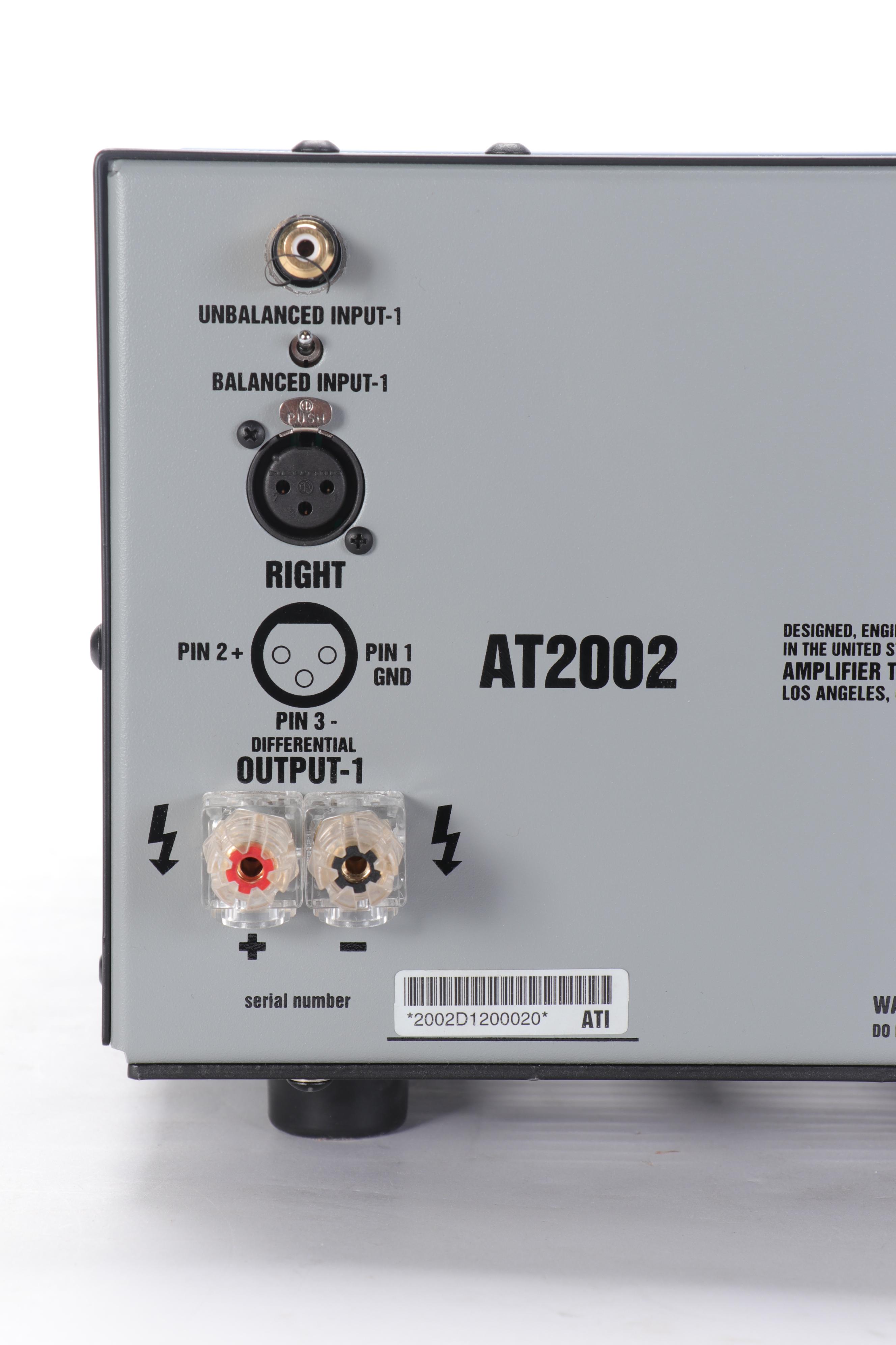 Amplifier Technologies Inc. AT2000 Power Amplifier