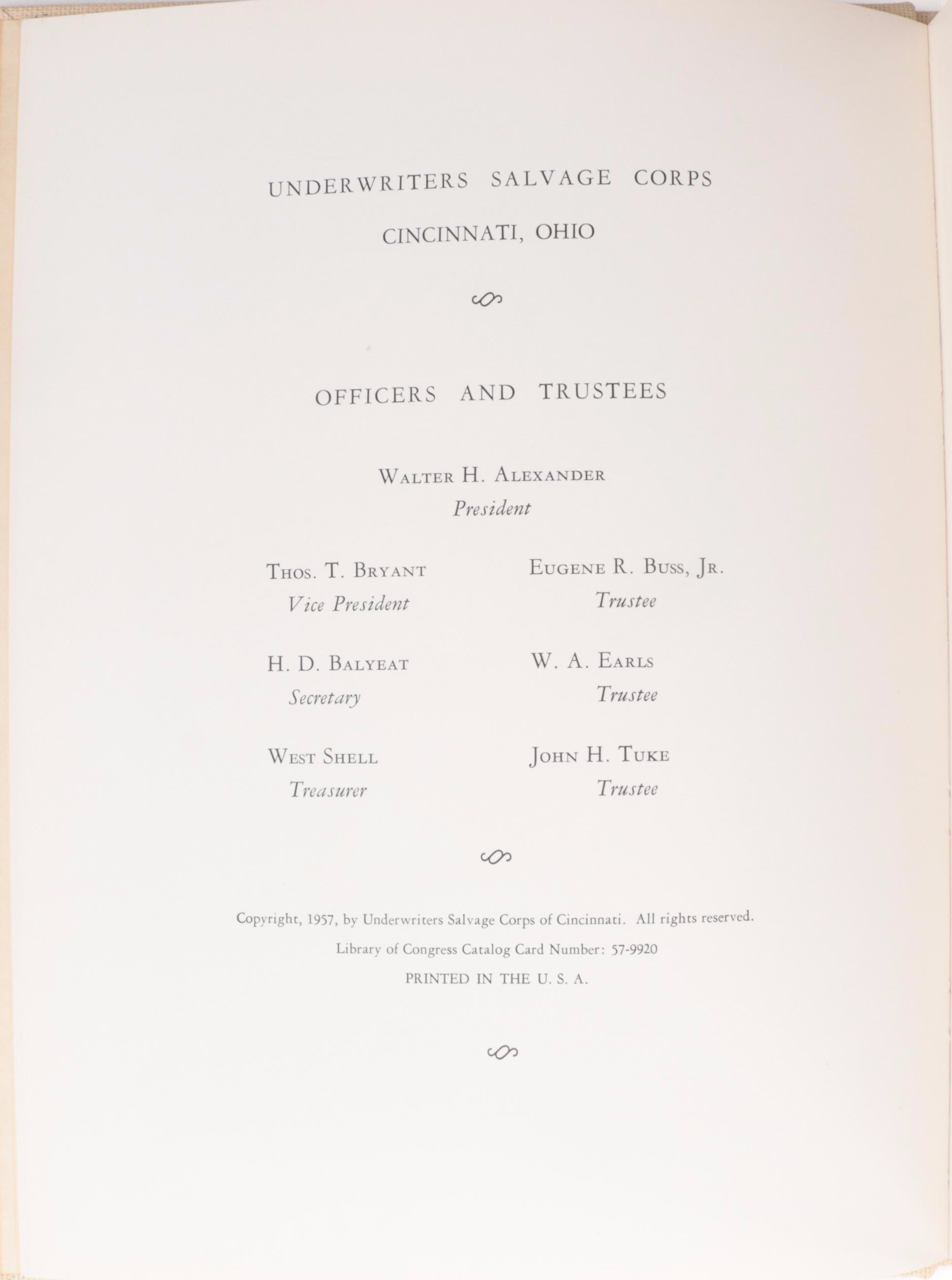 Signed "A Walking Tour of Historic Frankfort" by Russell Hatter and More