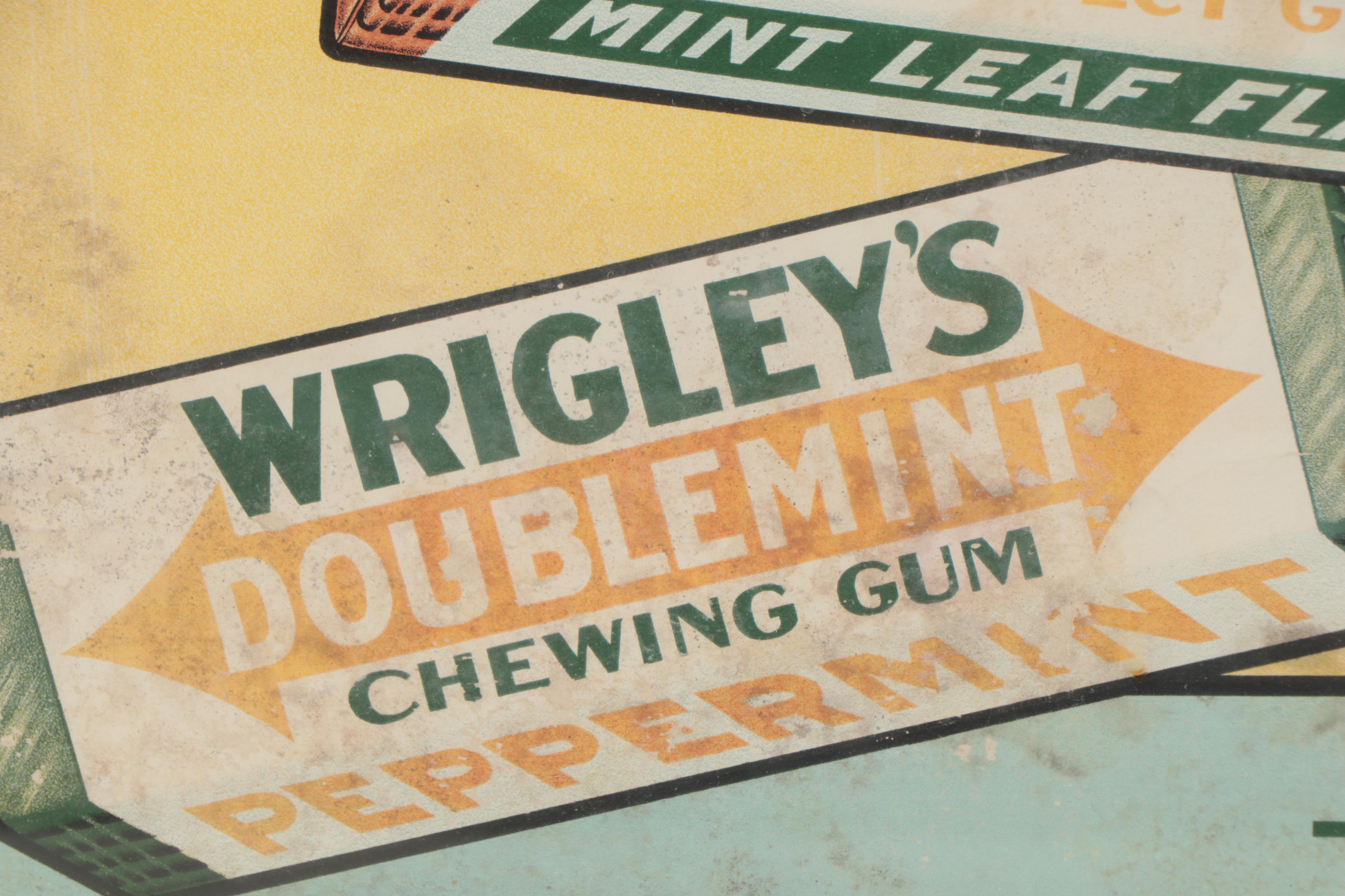 Lithograph Advertisement for Wrigley's Chewing Gum