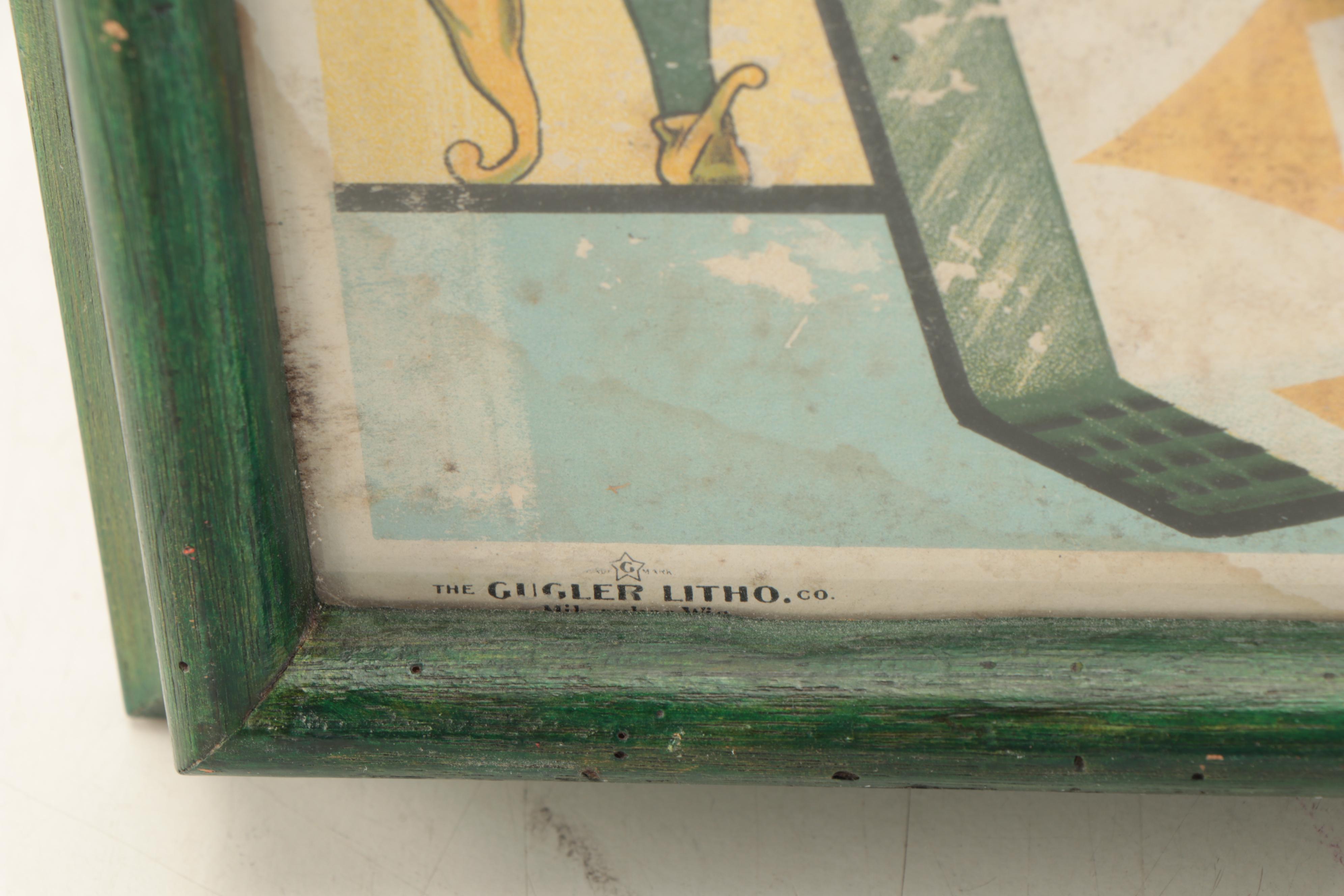 Lithograph Advertisement for Wrigley's Chewing Gum