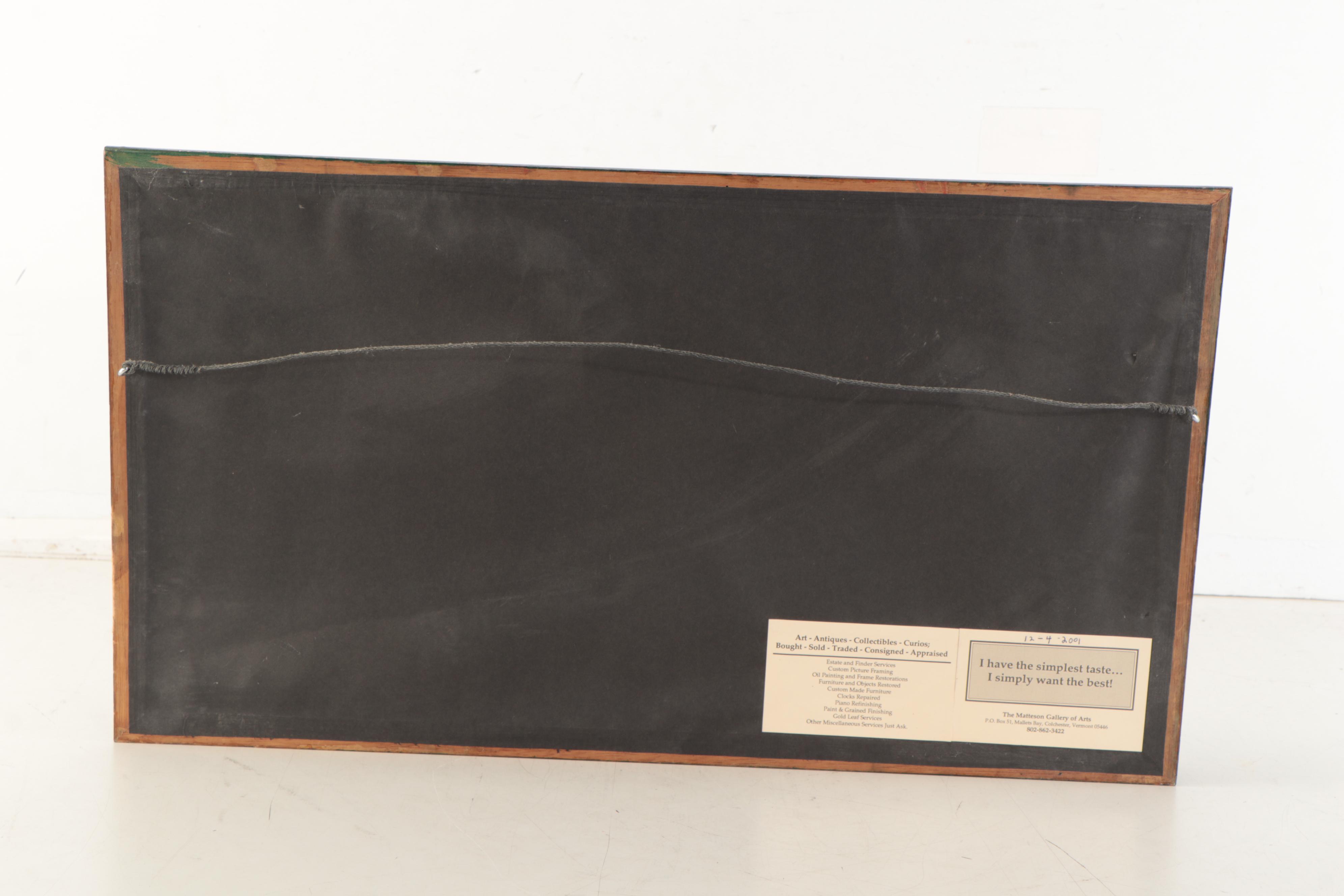 Lithograph Advertisement for Wrigley's Chewing Gum