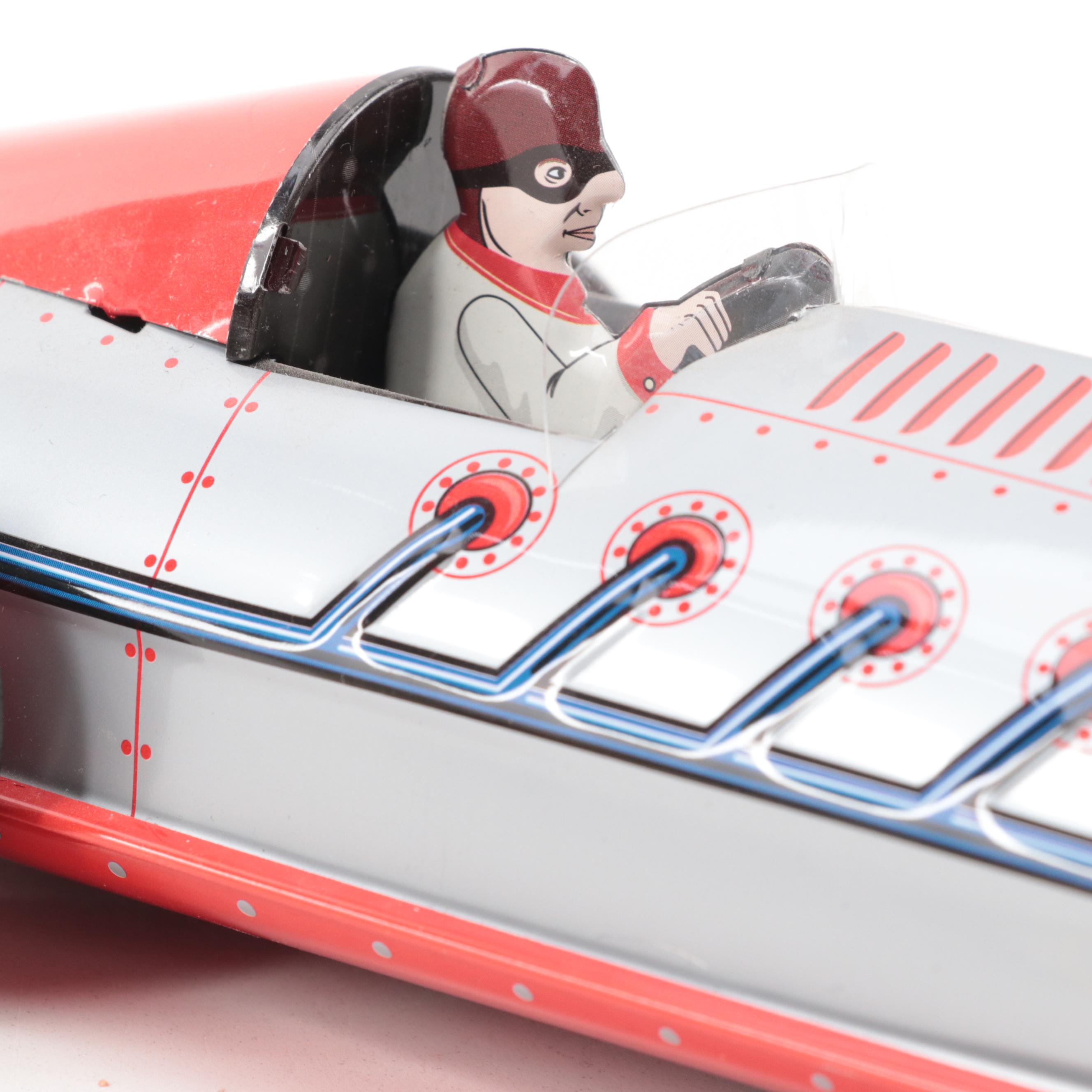 Schylling and Other Tin Lithograph Toy Cars, Contemporary