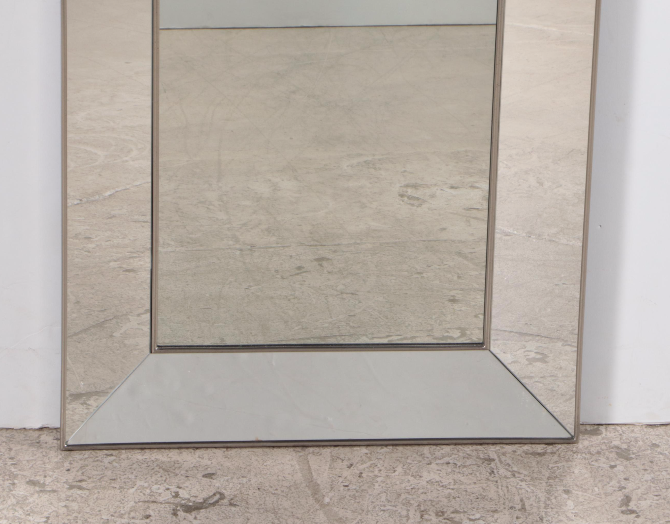 Restoration Hardware Beveled Glass Full Length Mirror, 2010s