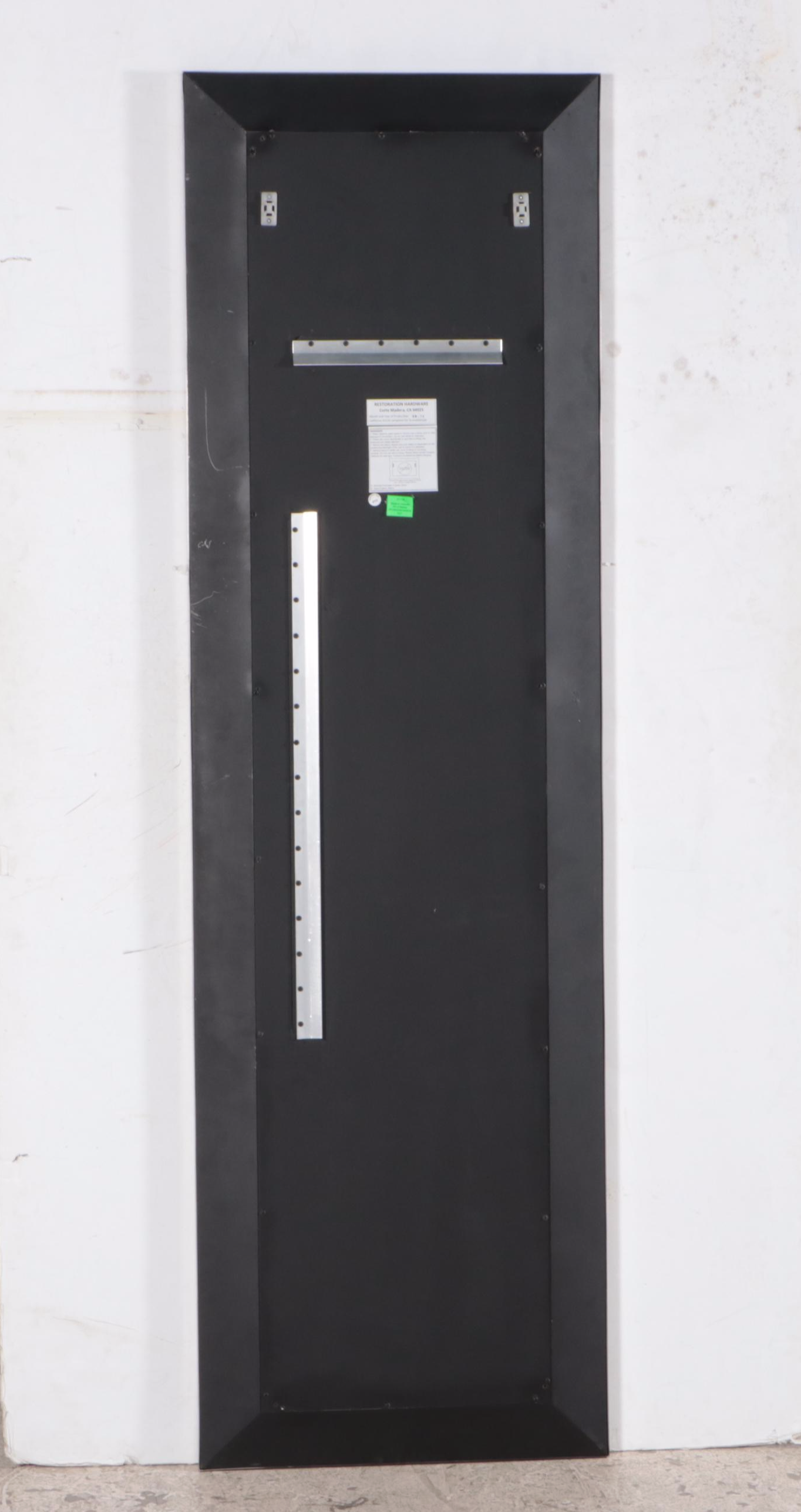 Restoration Hardware Beveled Glass Full Length Mirror, 2010s