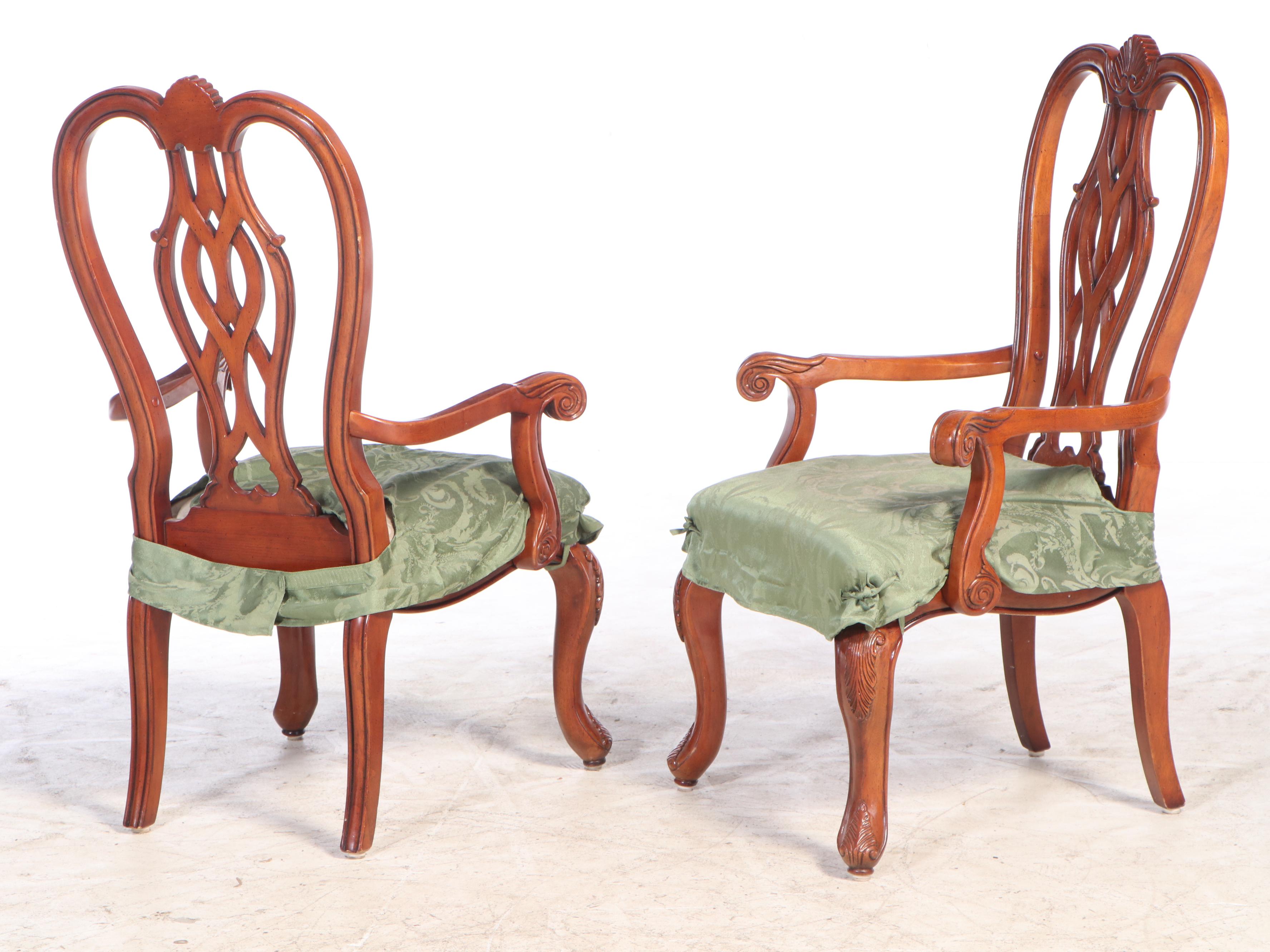 Southern Art Furniture, Chippendale Style Mahogany Dining Set EBTH