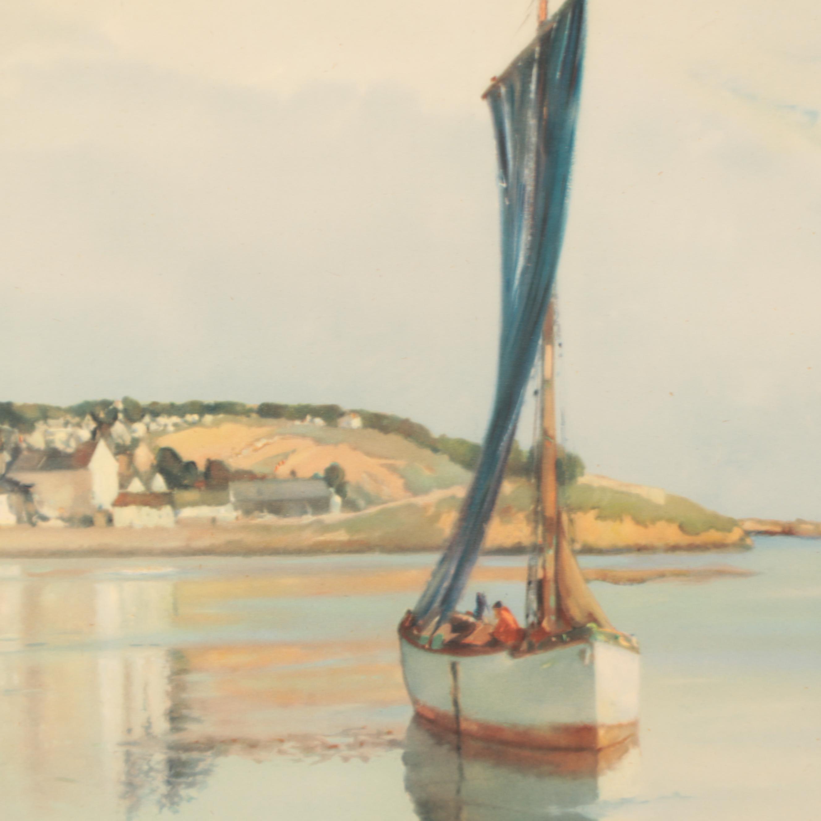 Offset Lithograph After Robert Henri Fouques, 1940