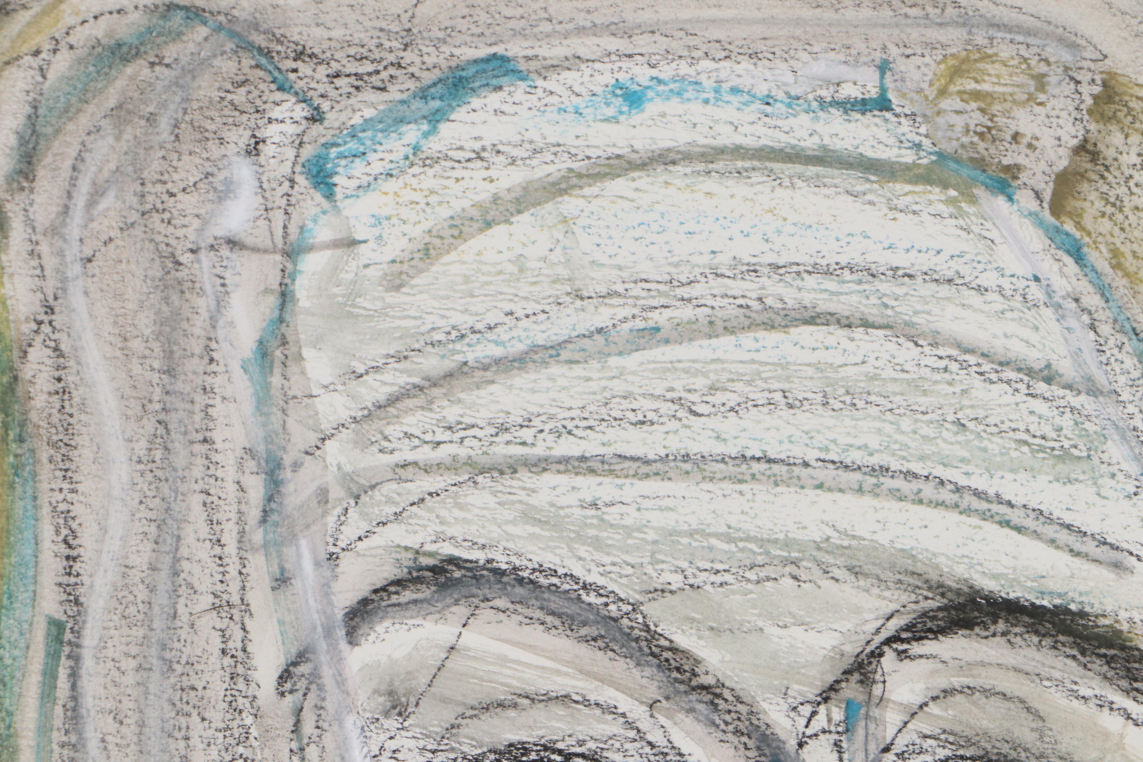 Jim Guest Portrait Mixed Media Painting